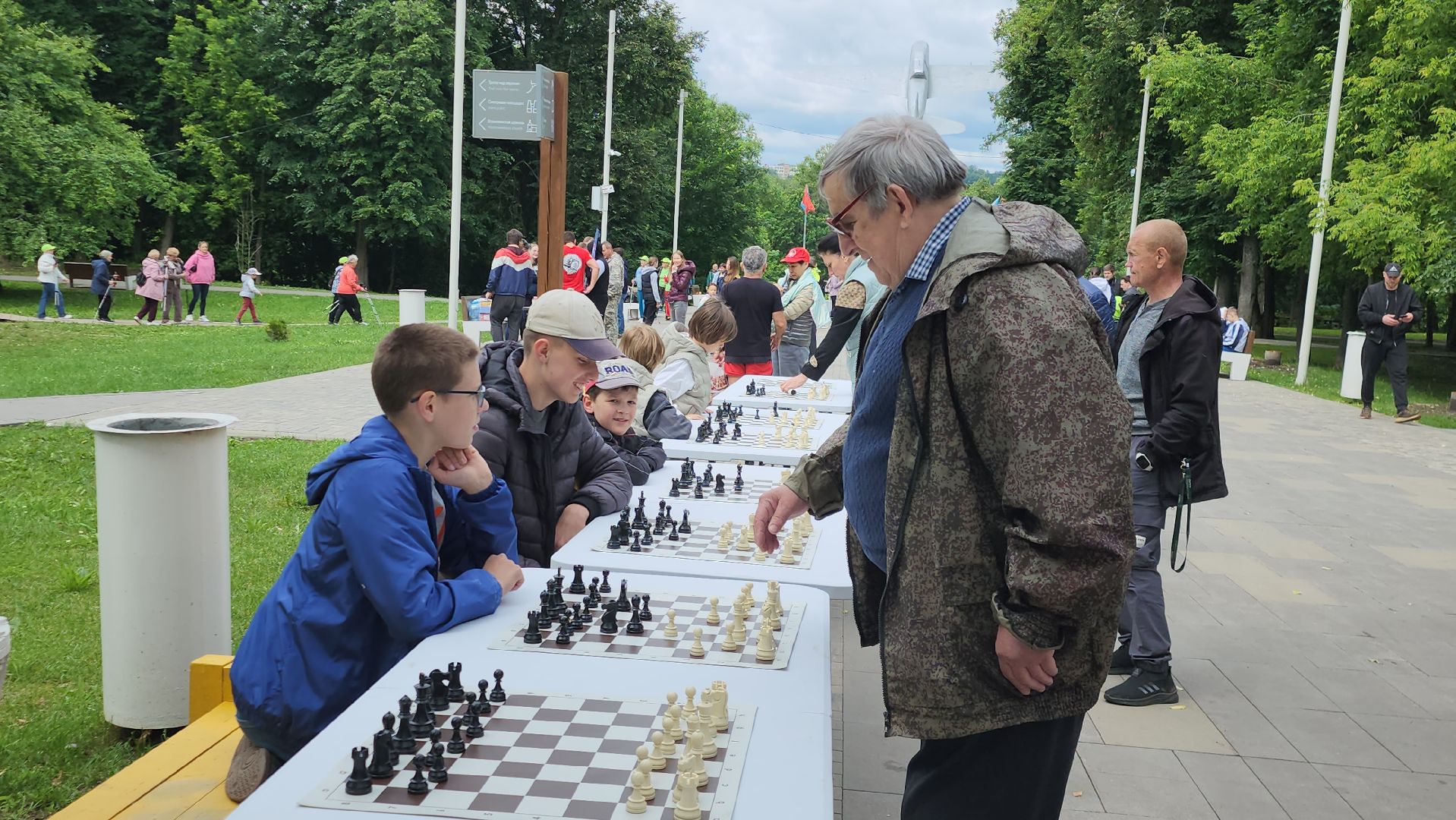 Шахматы, Истра, Все за спорт, городской парк,