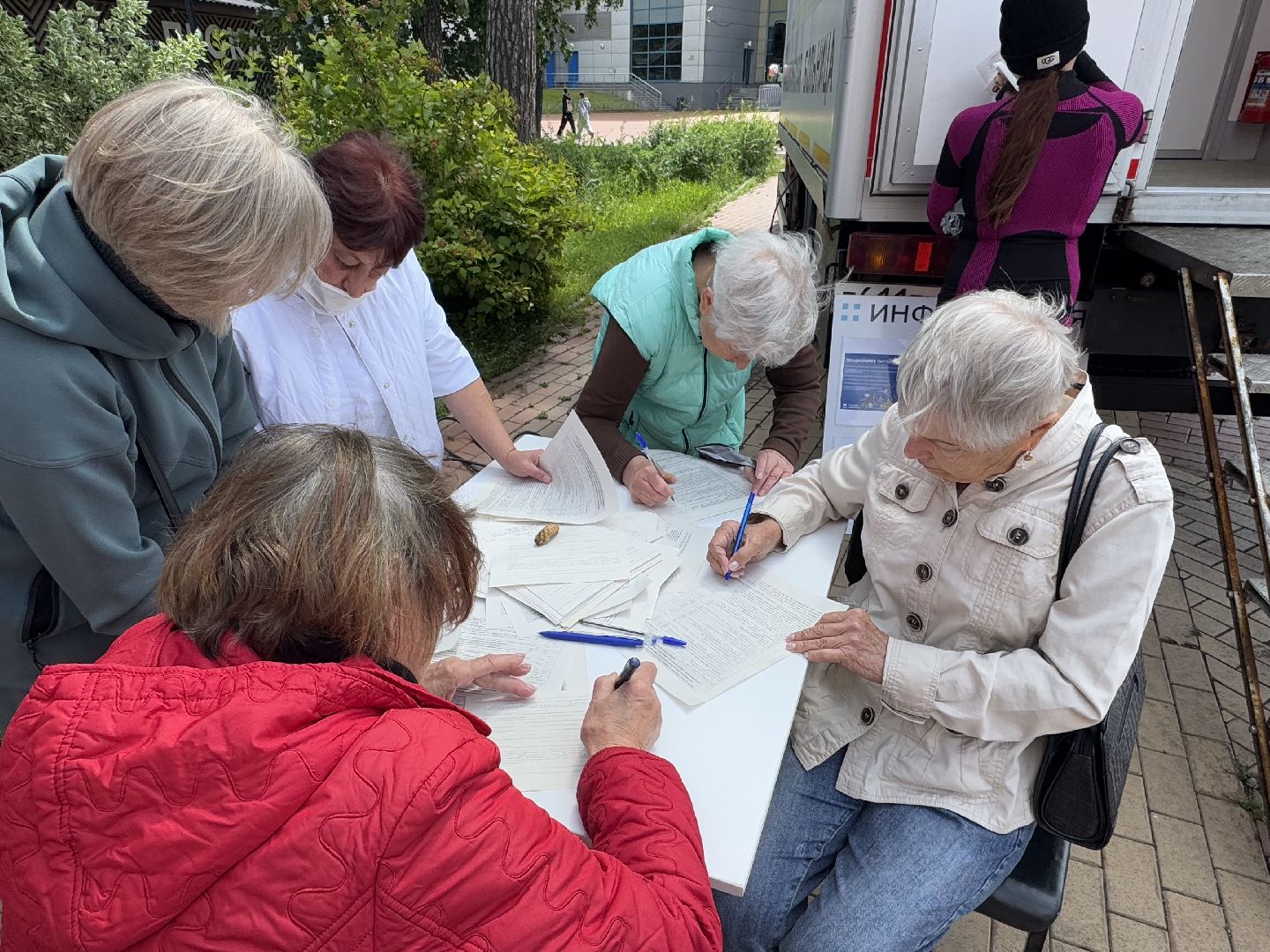 мобильный фап, диспансеризация, балашиха, парк пехорка,