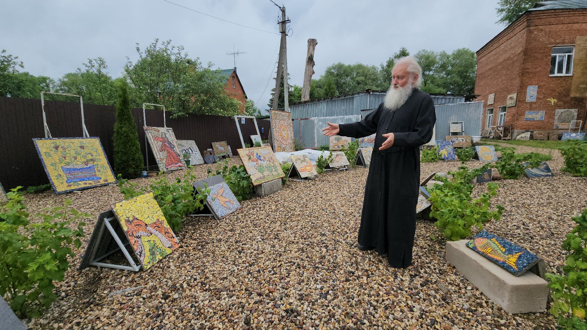 Мозаика , школа мозаики, Лобня, Парк,Мозаичное панно Семья
