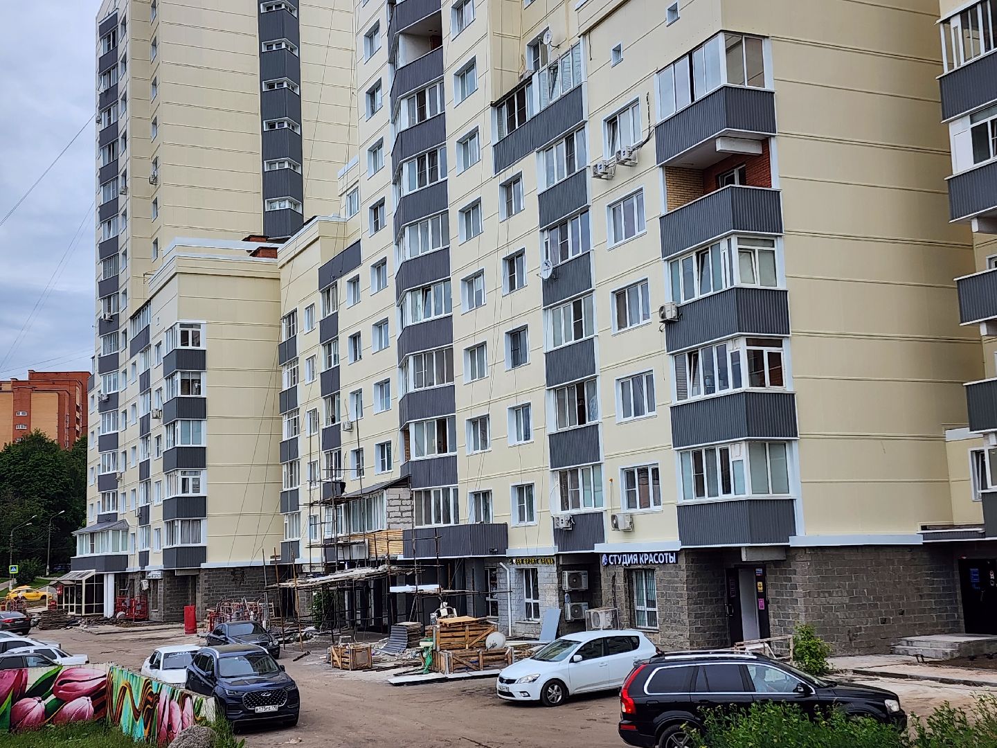 чехов, улица дружбы, жк посейдон, фасад, капитальный ремонт , реконструкция , утепление , облицовка, теплоизоляция , гидроизоляция , благоустройство двора, пешеходные дорожки ,