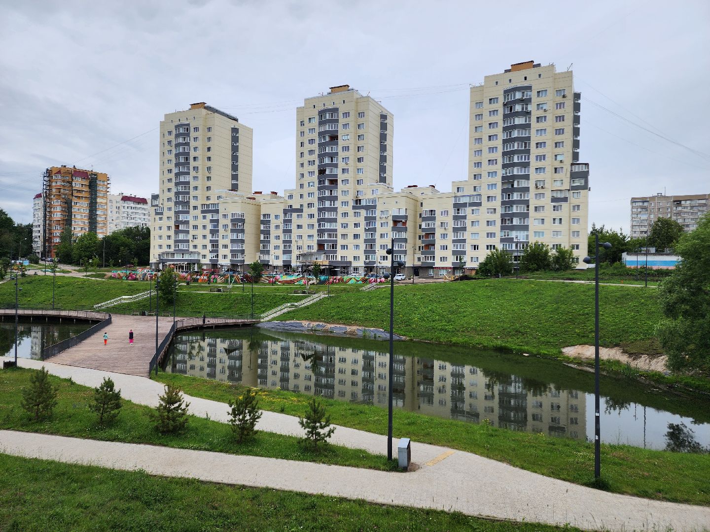 чехов, улица дружбы, жк посейдон, фасад, капитальный ремонт , реконструкция , утепление , облицовка, теплоизоляция , гидроизоляция , благоустройство двора, пешеходные дорожки ,