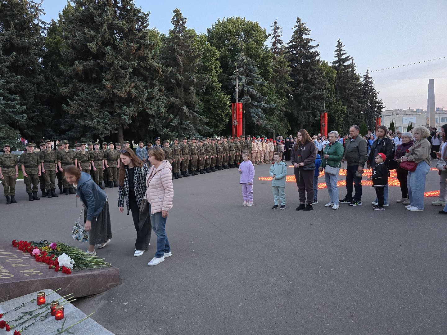 Коломна , день памяти и скорби, свеча памяти,