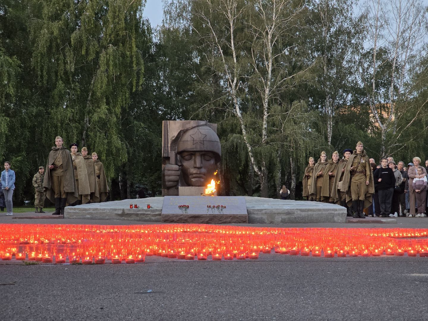 Коломна , день памяти и скорби, свеча памяти,