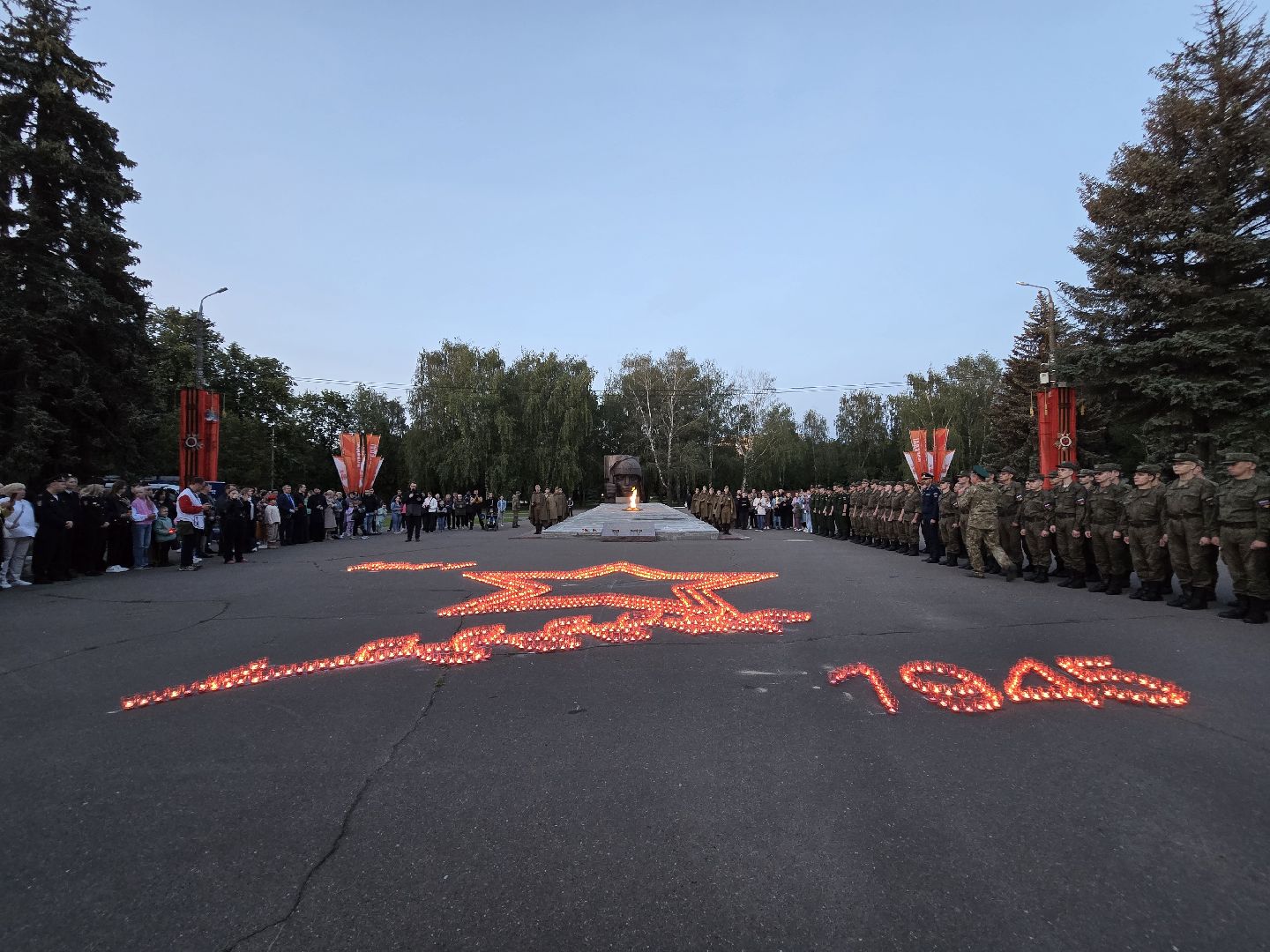 Коломна , день памяти и скорби, свеча памяти,