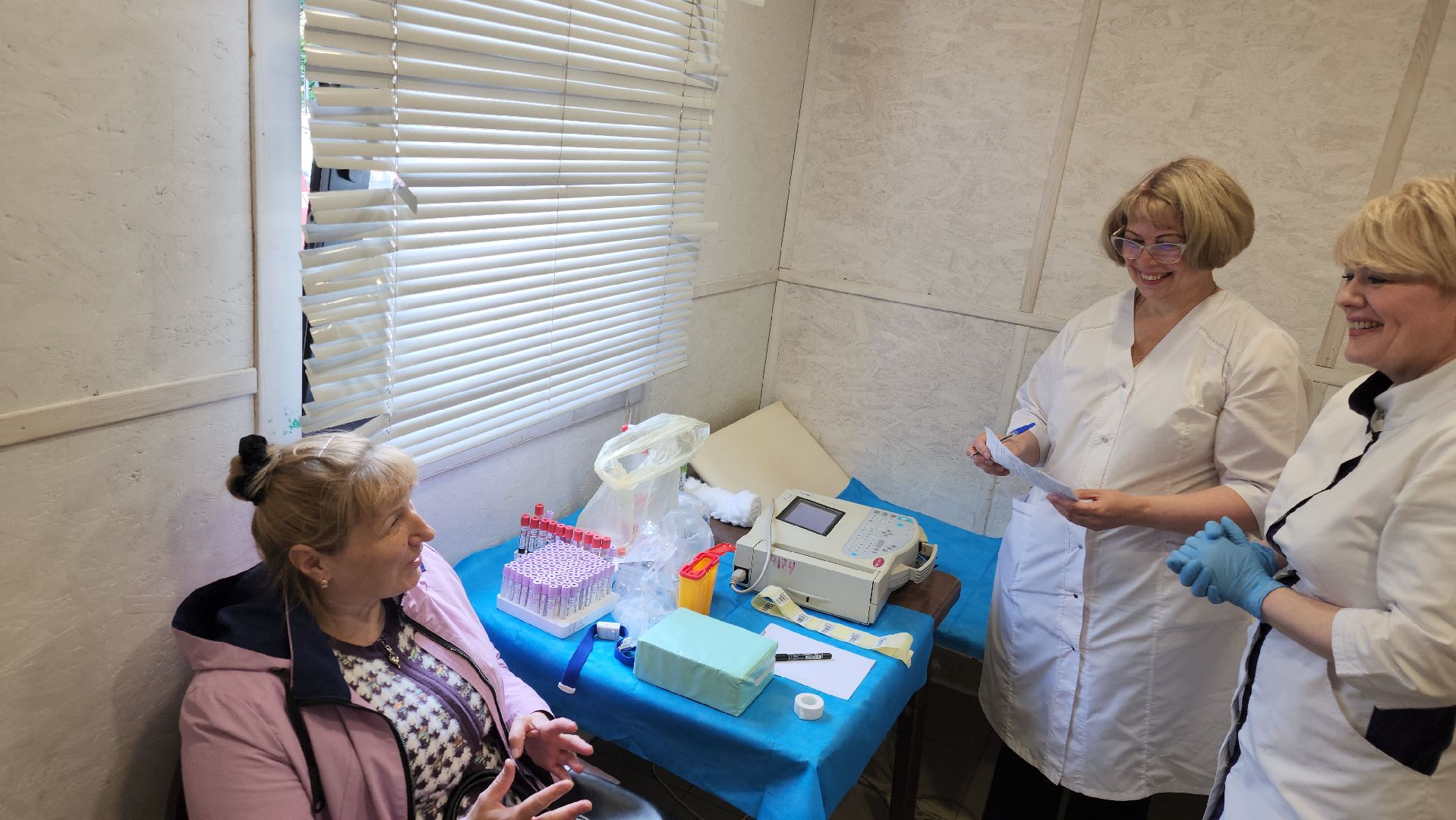 диспансеризация жителей, орехово-зуево,проверь свое здоровье в парке,