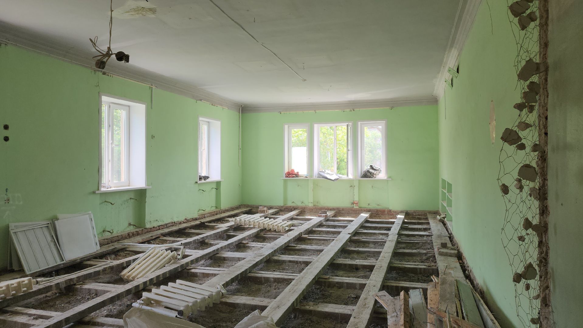 ремонт дк, щёлково, сельский дом культуры, Культурно-спортивный комплекс,