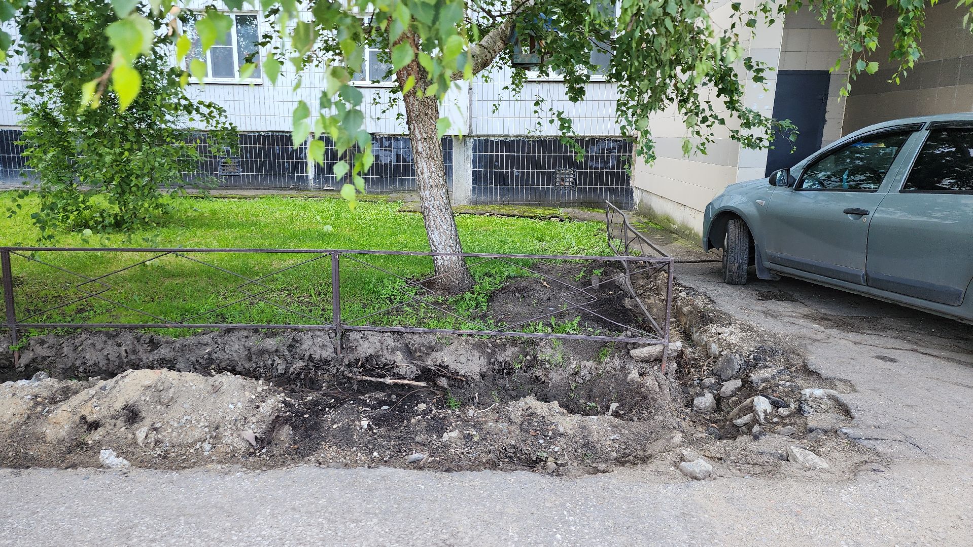 серпухов, подмосковье, ремонт двора,