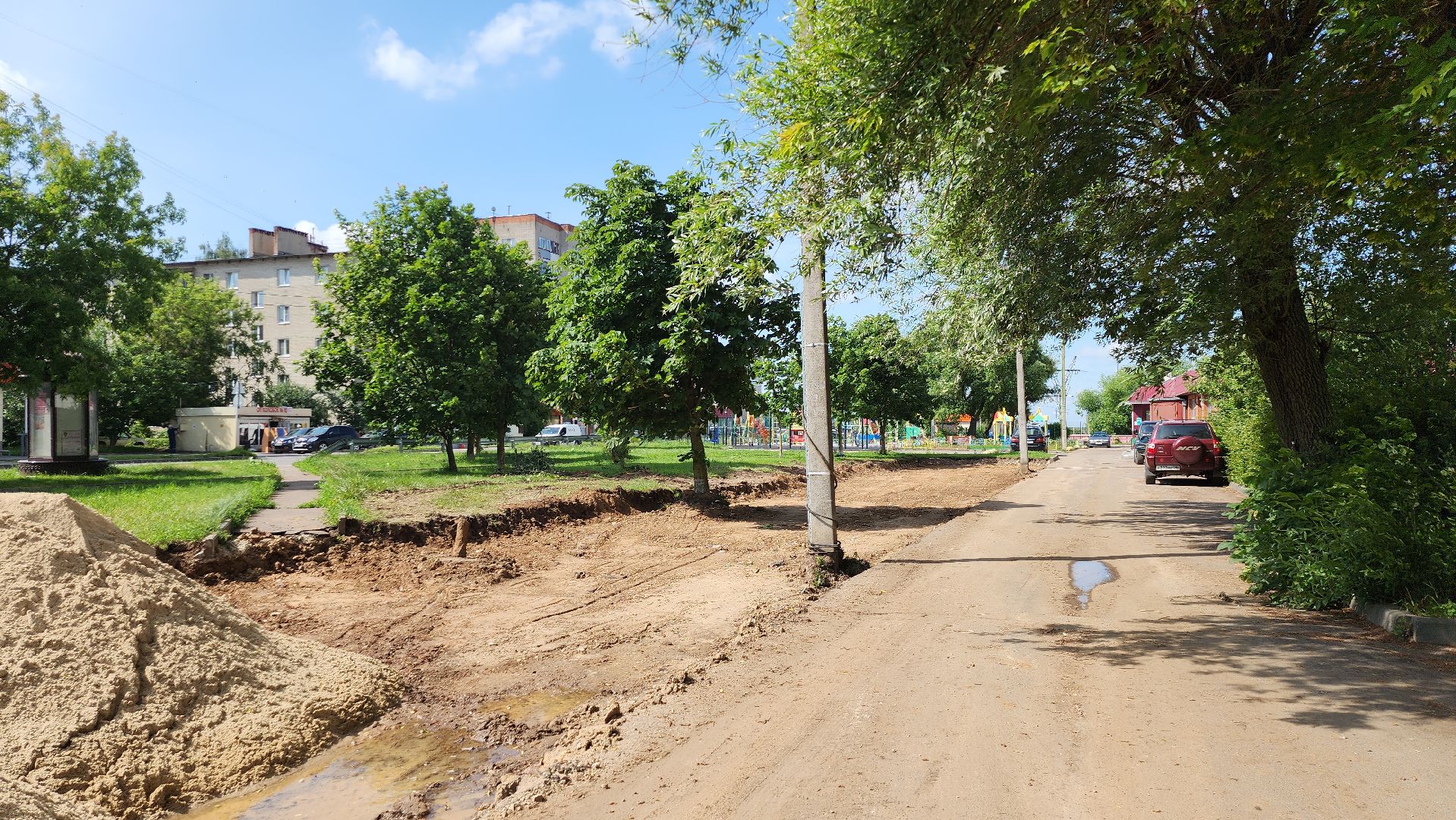 серпухов, подмосковье, ремонт двора,