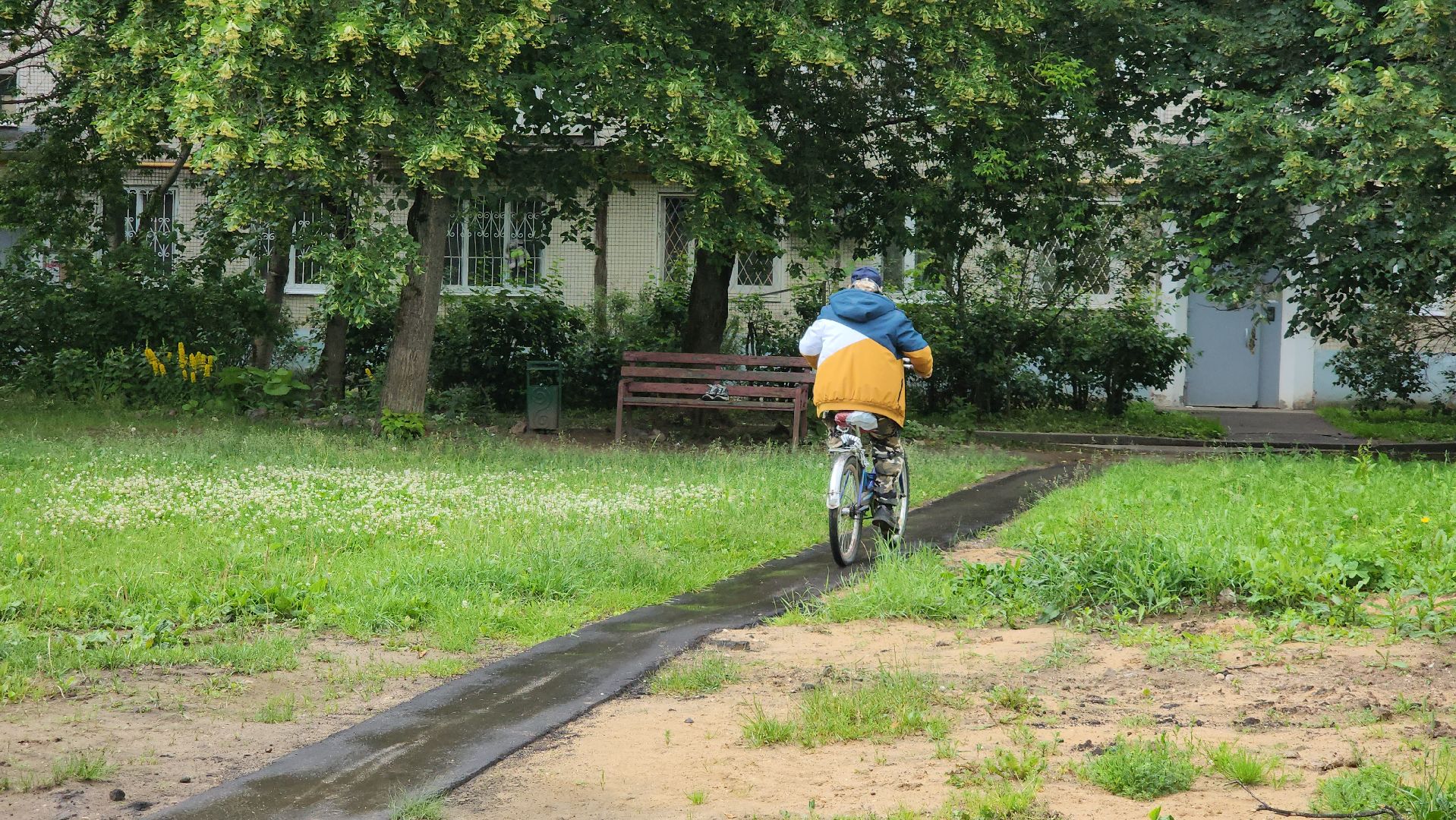Асфальтирование , Асфальт , Народные тропы, Лобня ,