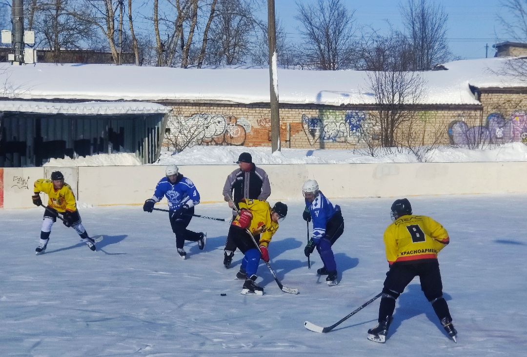 Красноармейск, хоккей, клуб Вихрь, спорт, товарищеский турнир