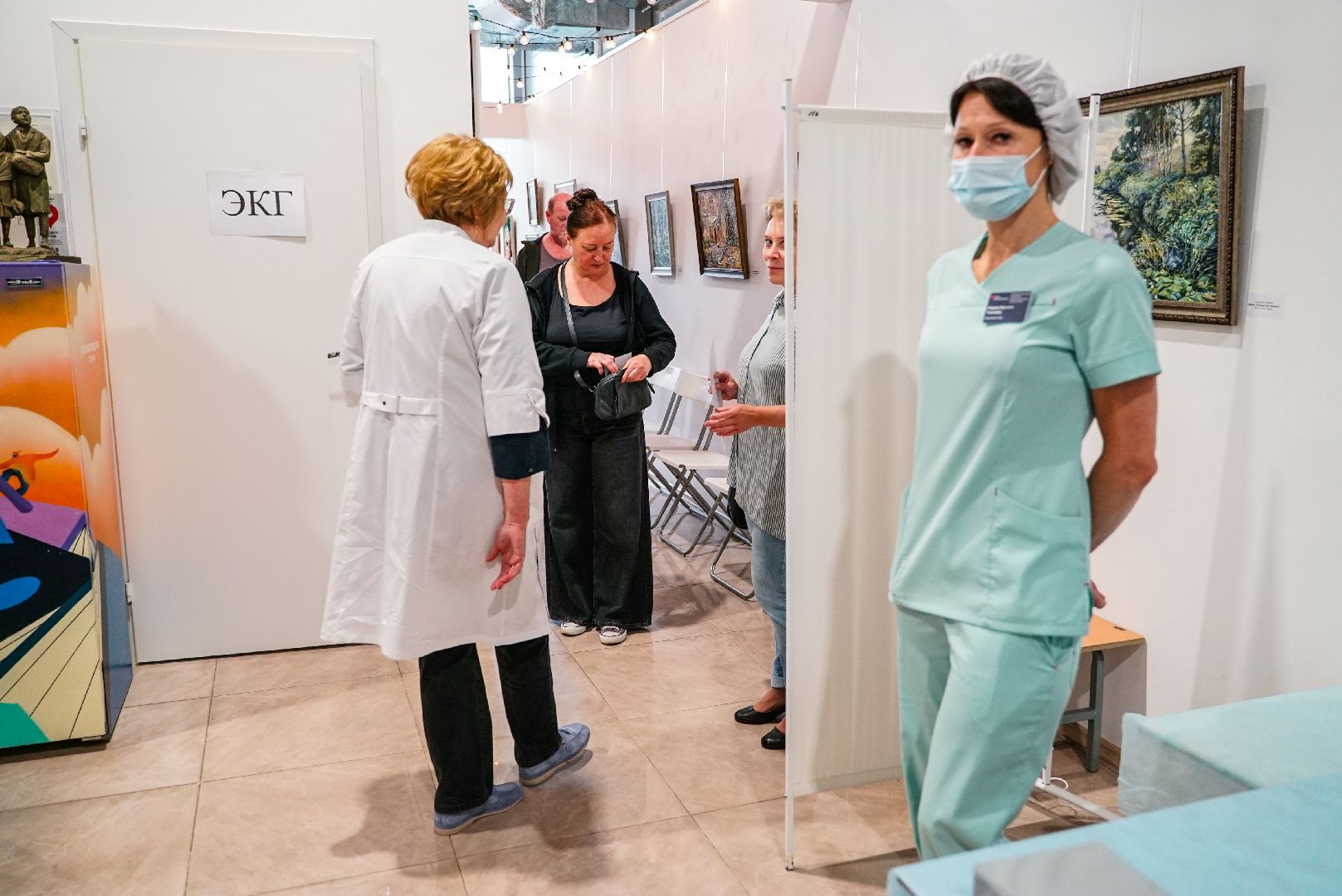 медицина, диспансеризация, парк,