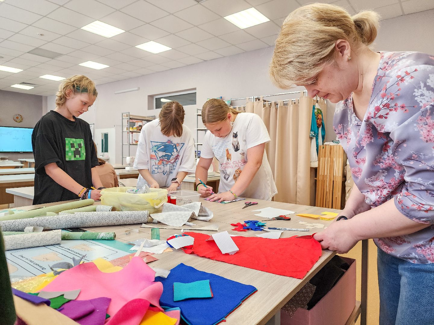 Подольск, Умные каникулы, школьники, рукоделие, творчество, химия,