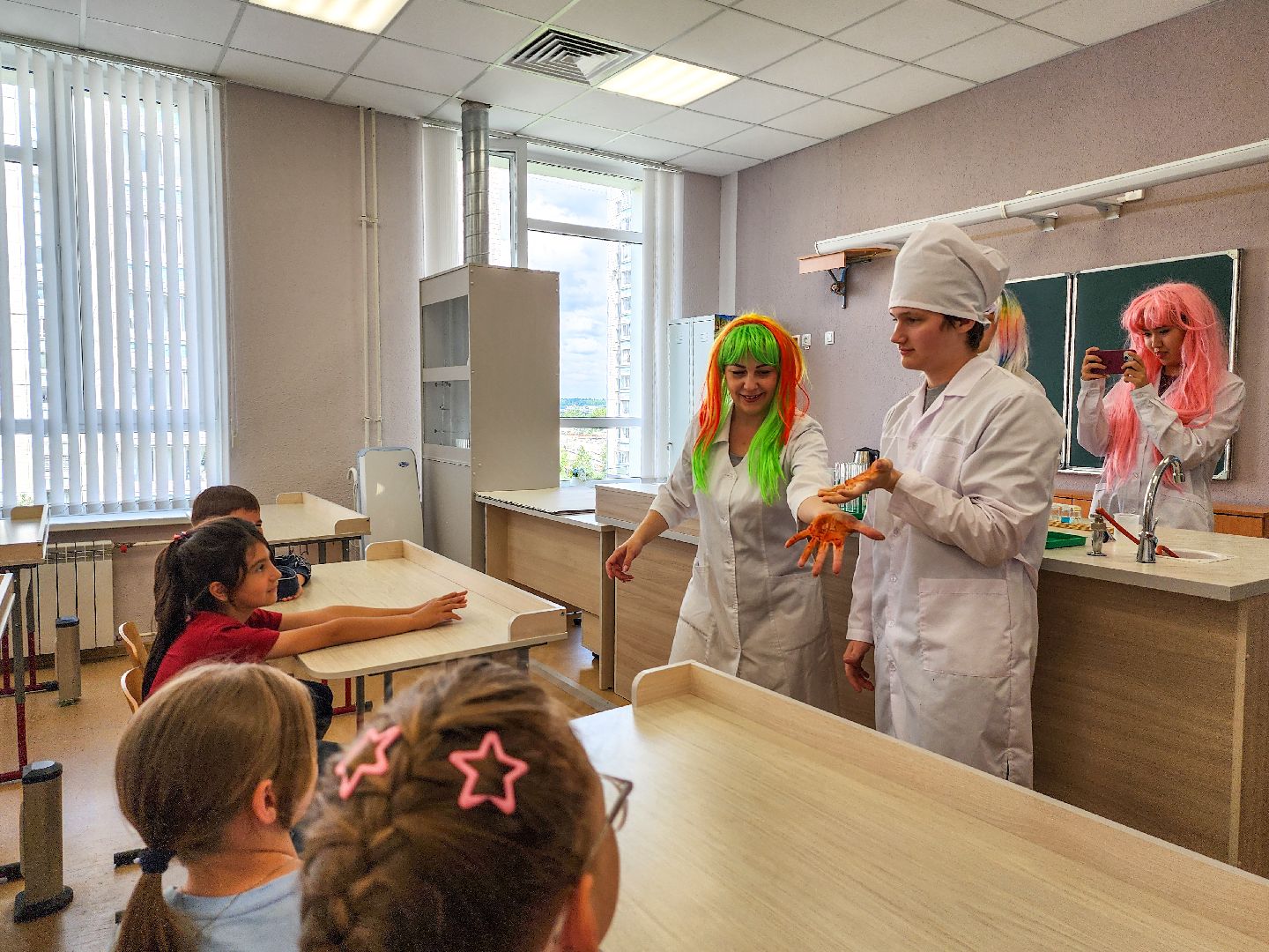 Подольск, Умные каникулы, школьники, рукоделие, творчество, химия,