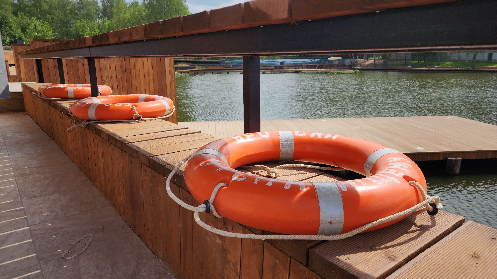 благоустрйоство, набережная, лосино-петровский,