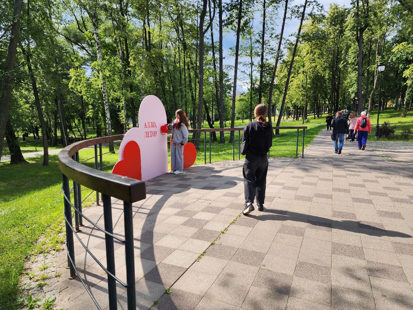 раменское, туризм, парки, новая фотозона в раменском городском парке ,