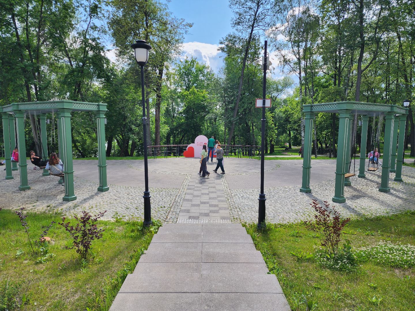 раменское, туризм, парки, новая фотозона в раменском городском парке ,