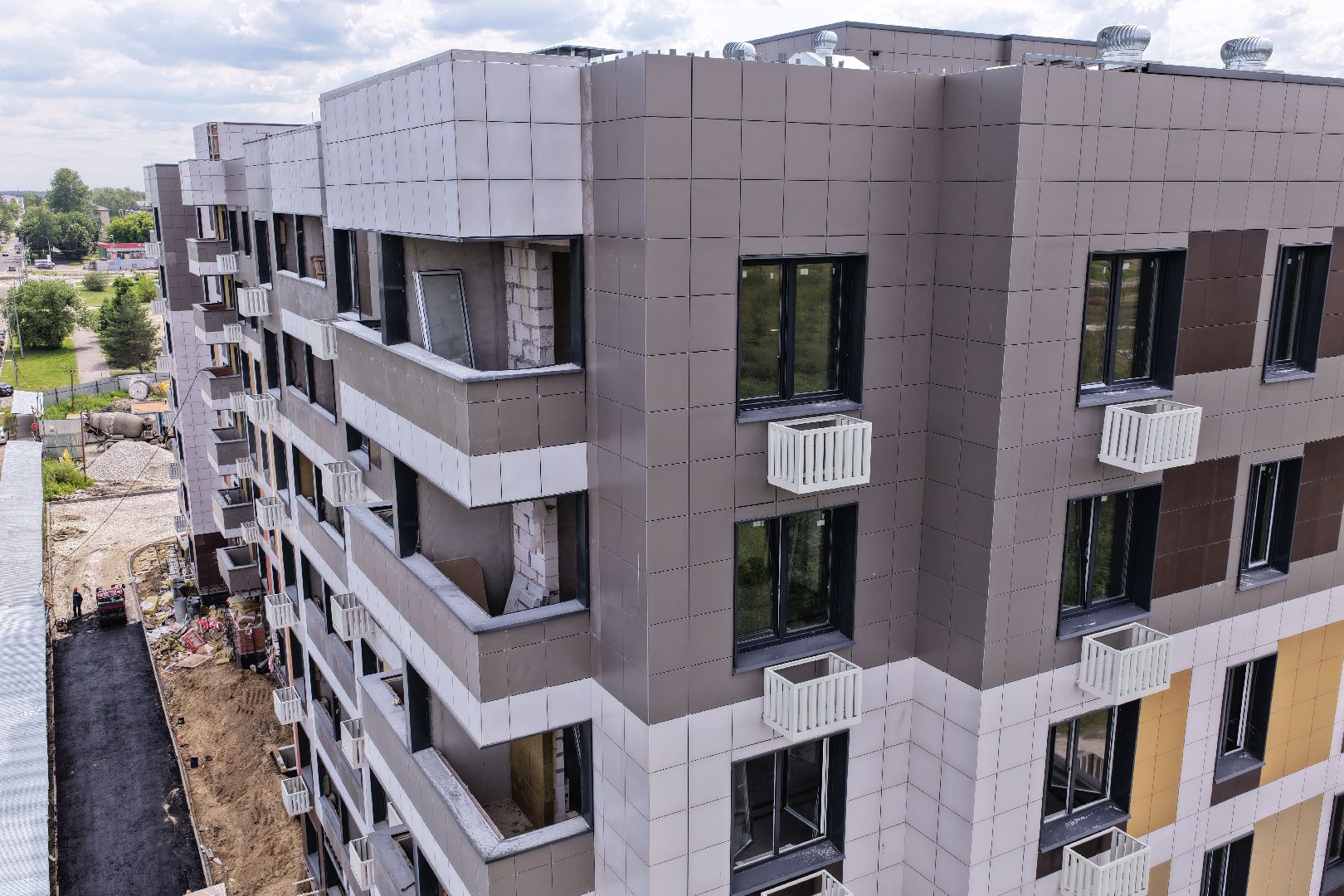 видео с коптера, дом для переселенцев в шатуре, переселенец из аварийного жилья,