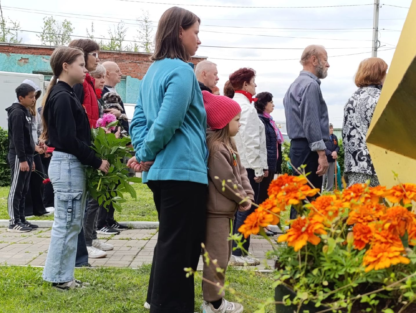 пушкинский округ, день памяти и скорби, возложение цветов, жители, герои вов, памятная акция,великая отечественная война,
