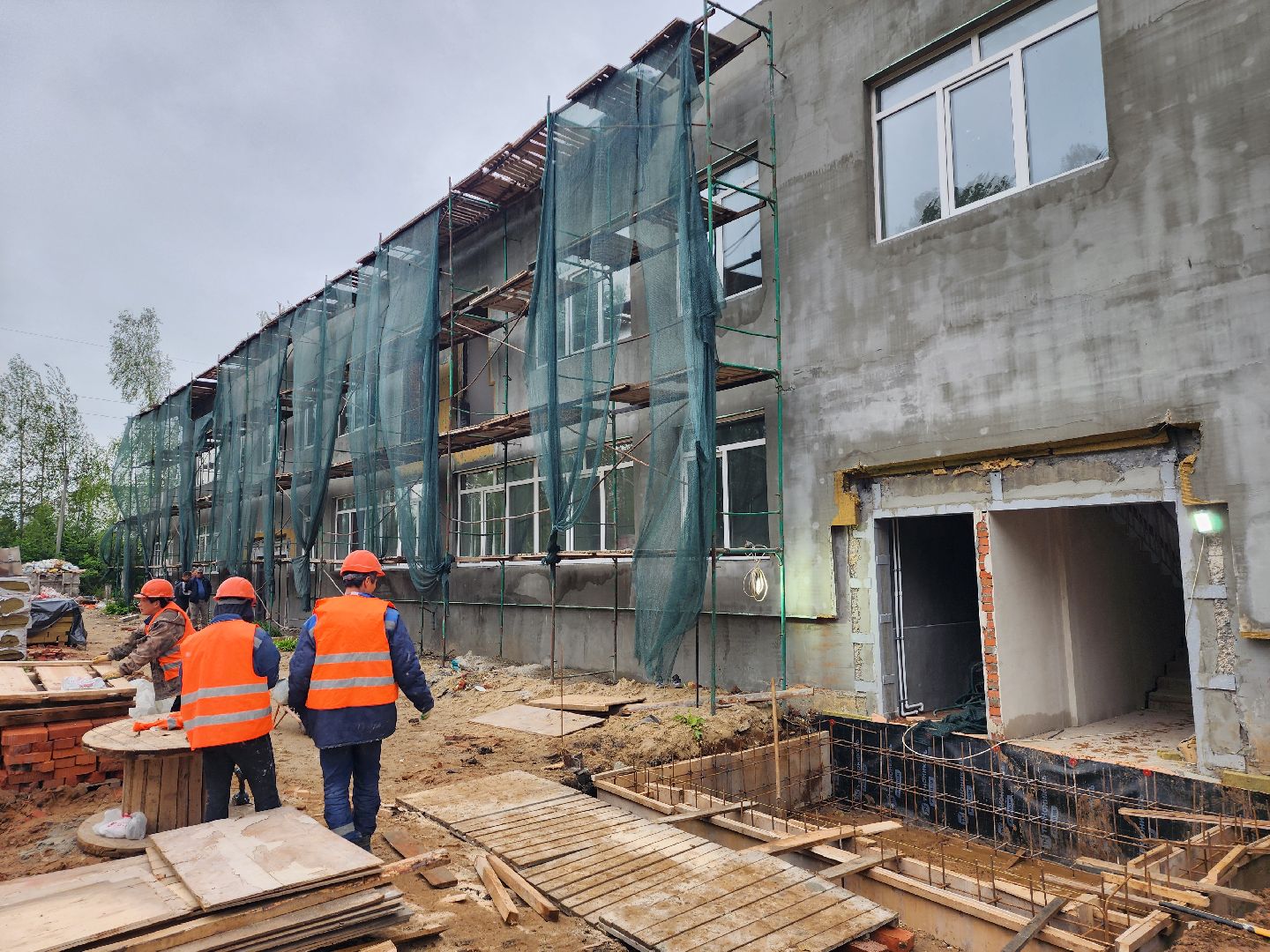 серпухов, деревня васильевское, детский сад василек, капитальный ремонт детского сада,