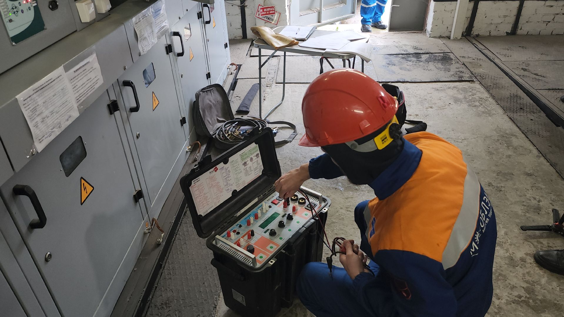 серпухов, мособлэнерго, улица советская, распределительный пункт, проверка релейной защиты,