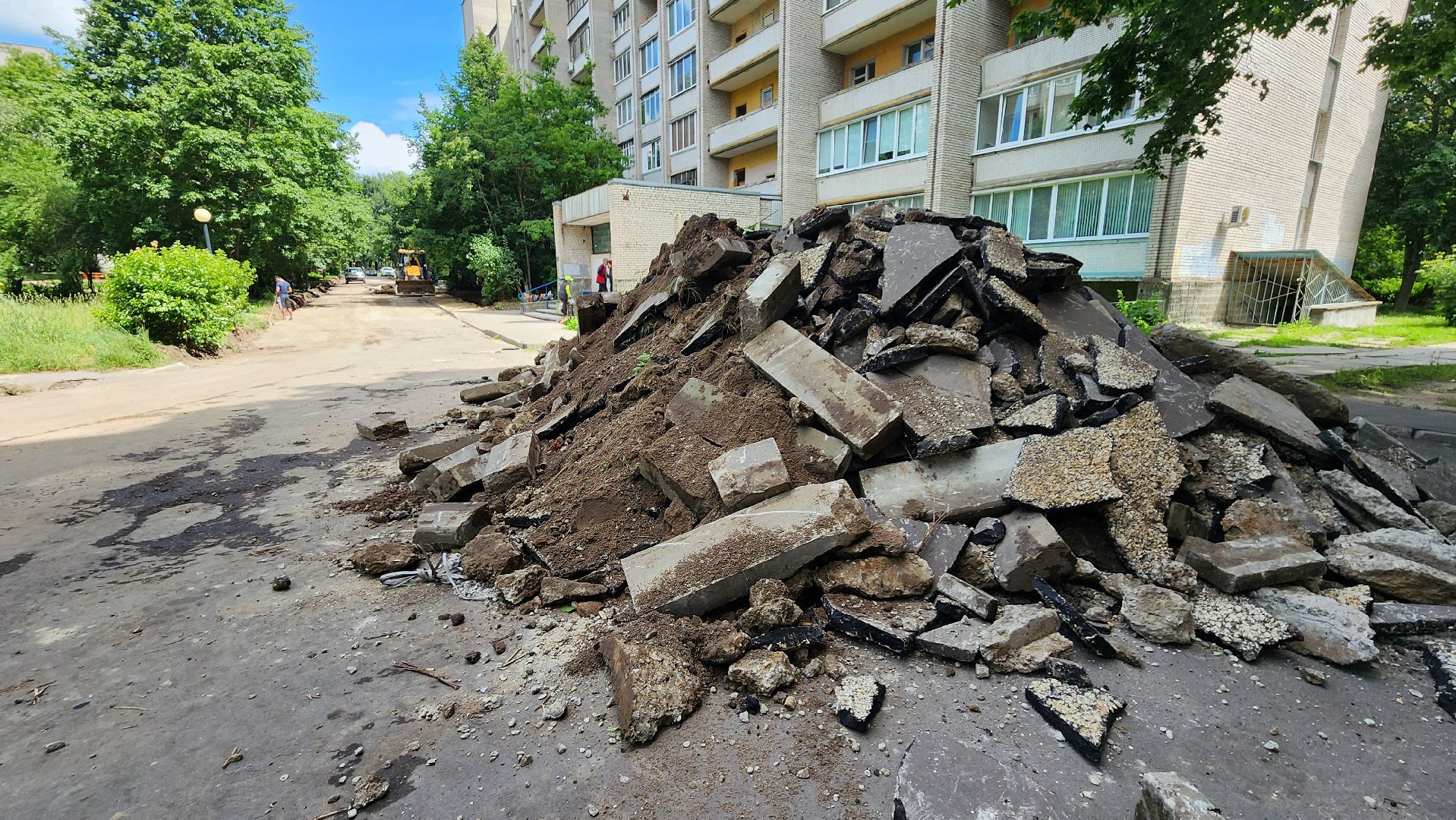 комплексное благоустройство двора, лесной бульвар протвино, комфортный город,