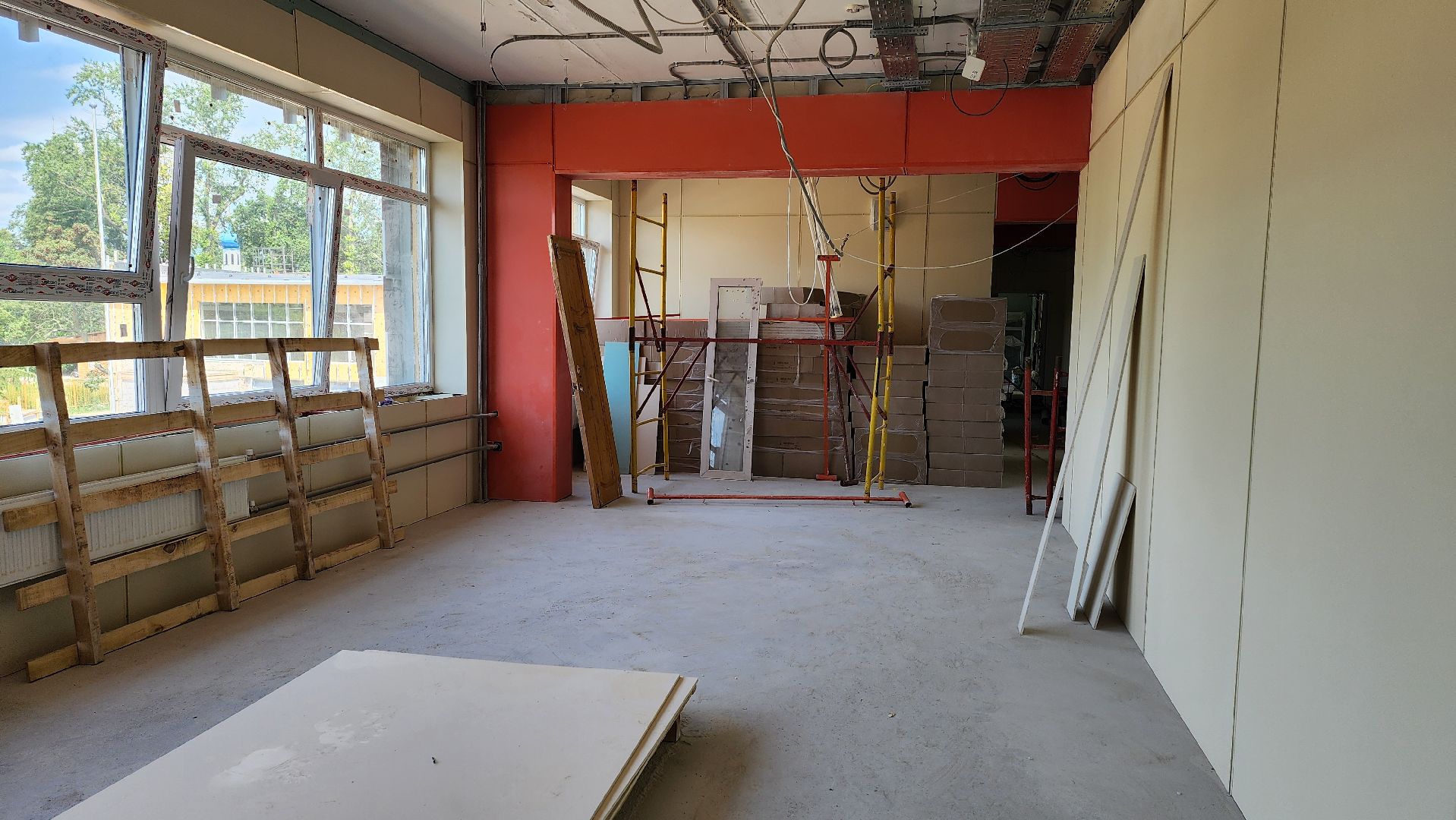 луховицы, капитальный ремонт, капитальный ремонт школы, фруктовская школа,