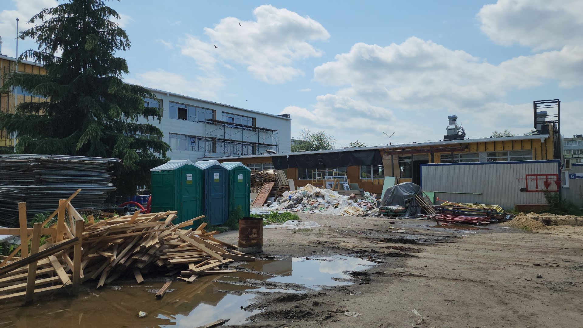 луховицы, капитальный ремонт, капитальный ремонт школы, фруктовская школа,