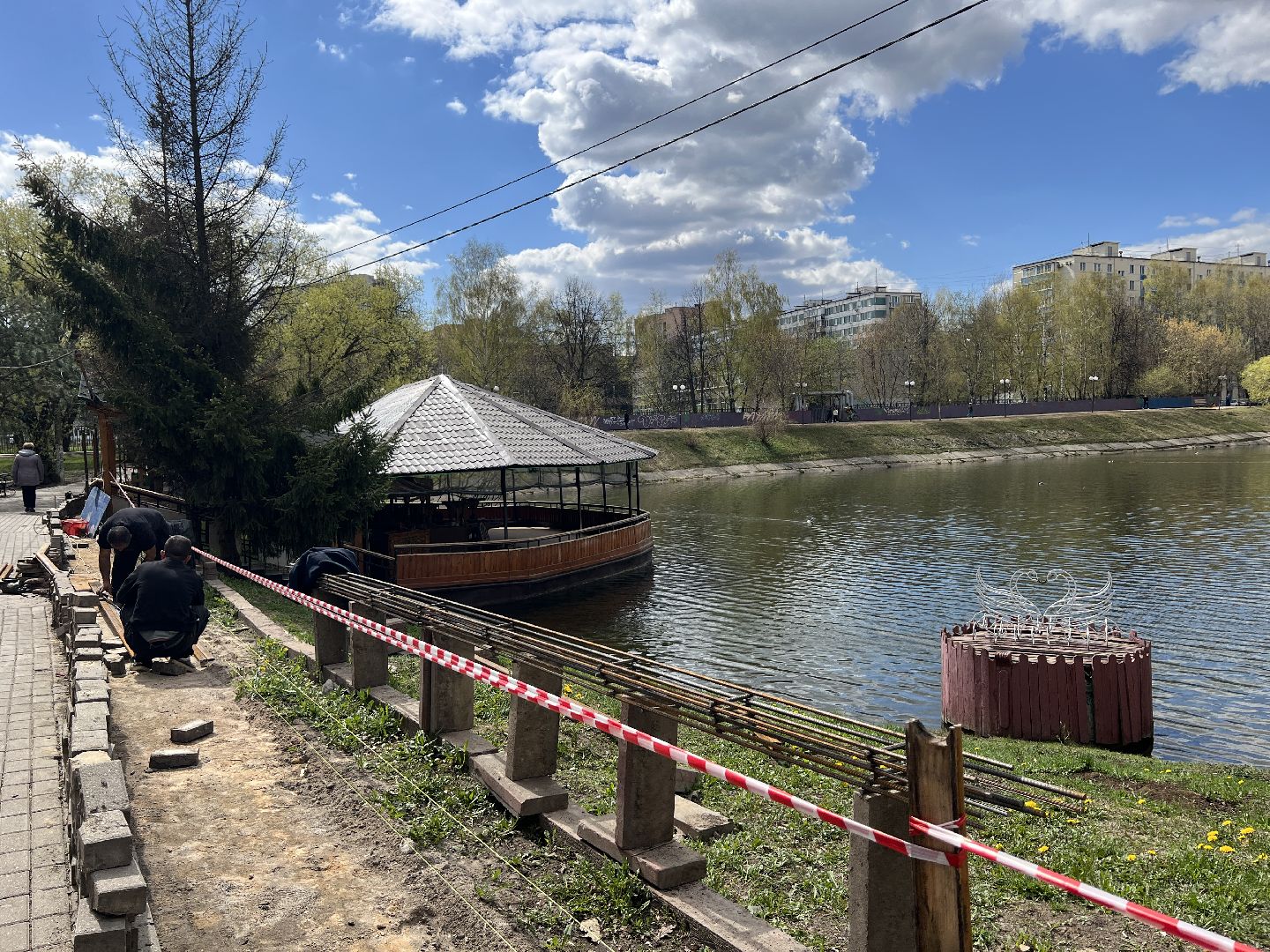 Химки, Барашкинский пруд, благоустройство, ремонт