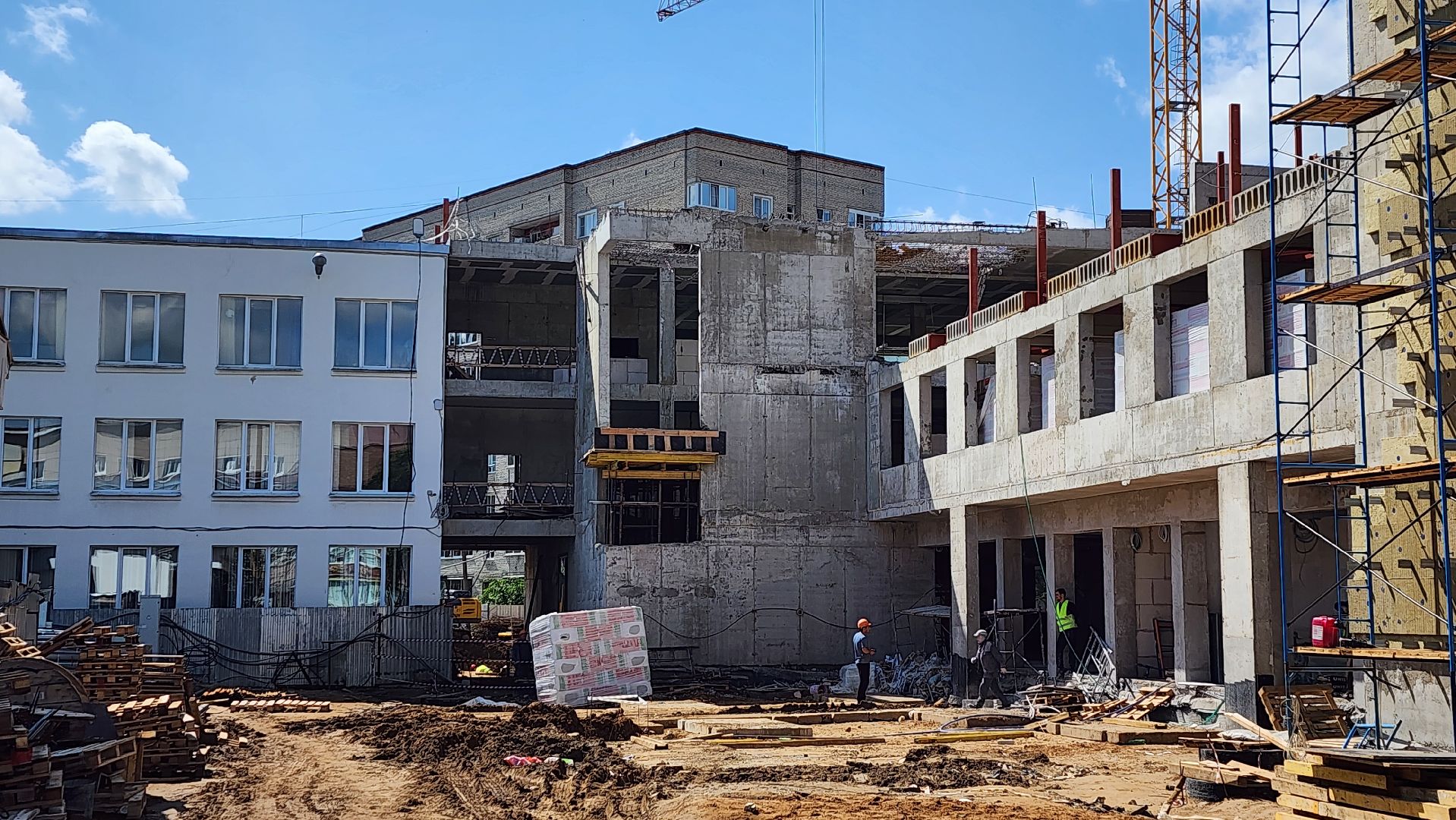 солнечногорск, гимназия 6, строительство, новый корпус,