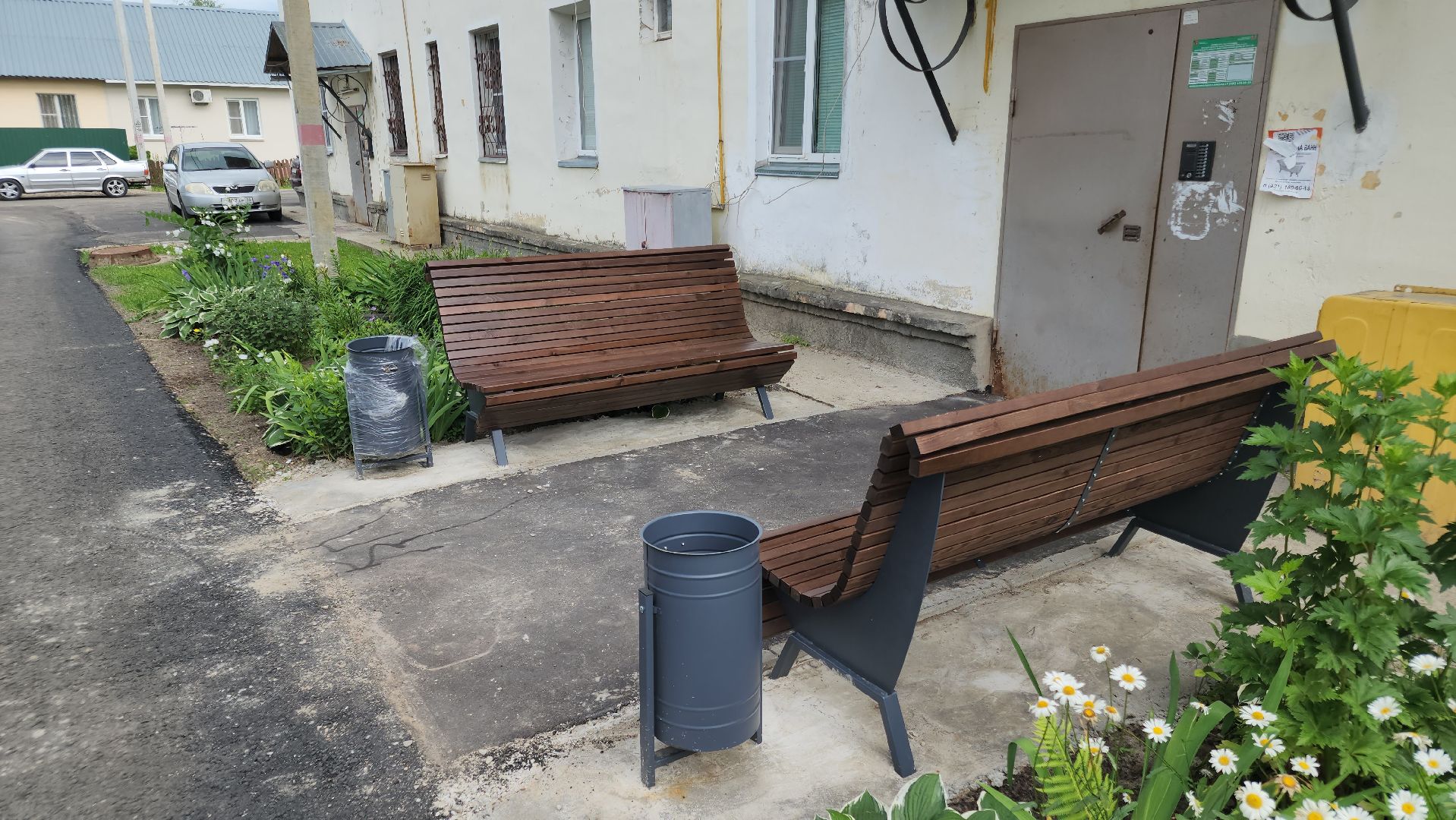 благоустройство дворов, орехово-зуевский округ,