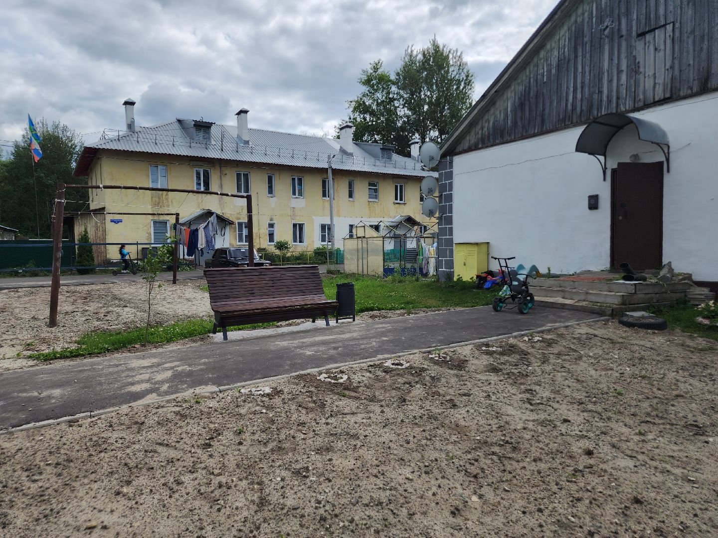 благоустройство дворов, орехово-зуевский округ,