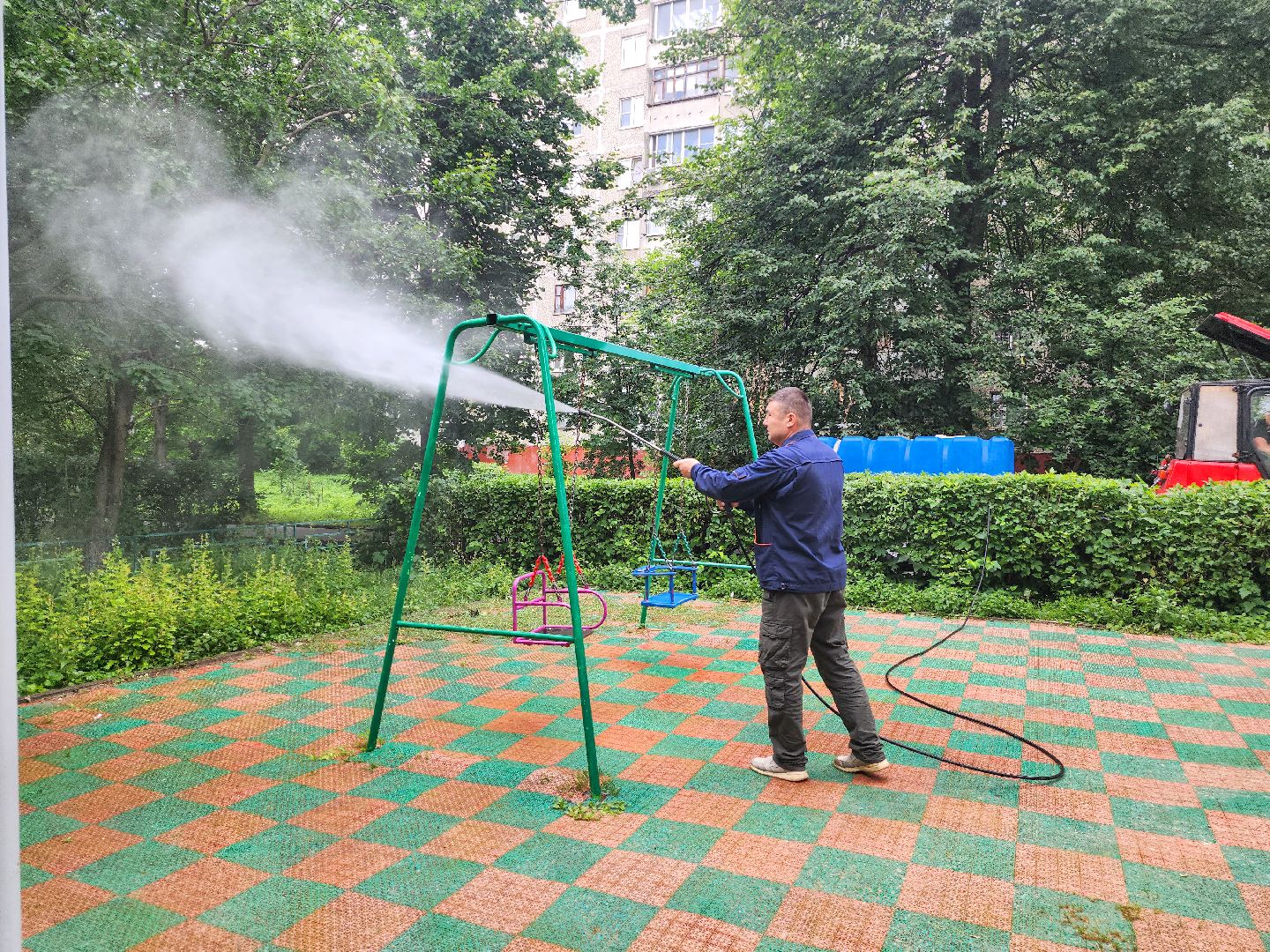 Подольск, благоустройство, детские площадки, коммунальная служба,