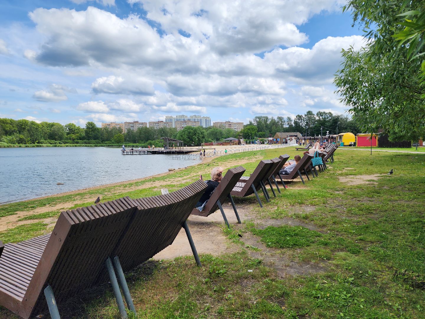 солнечногорск, лето, сенеж, пляж, озеро,