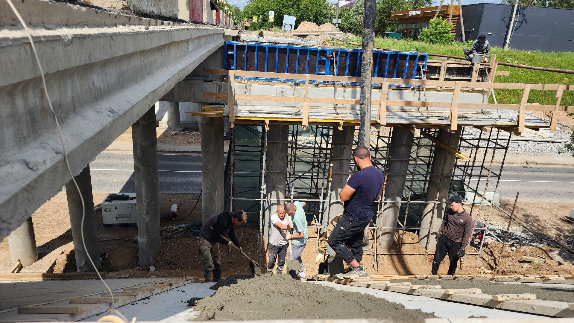 волоколамск, ремонт путепровода,