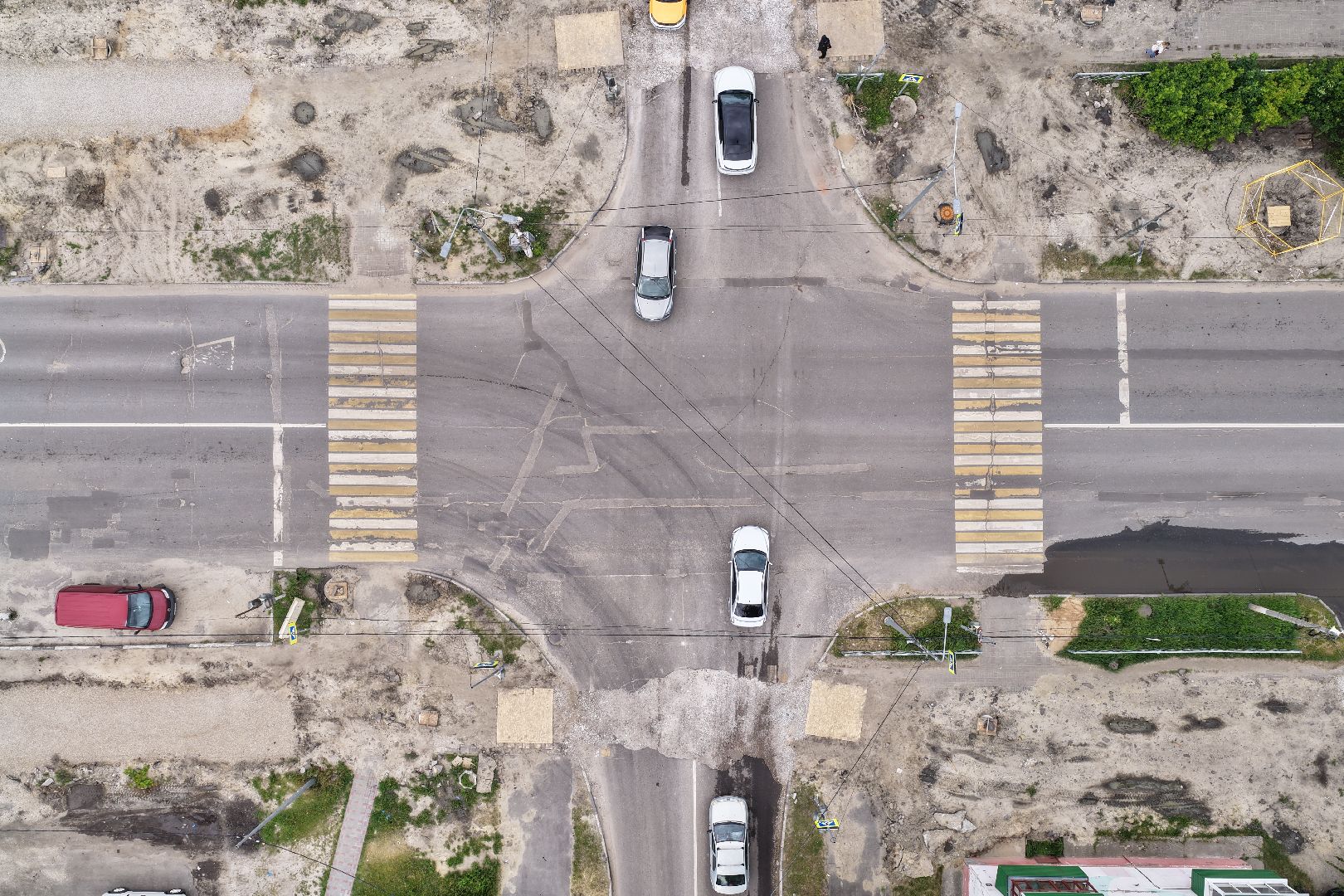 видео с коптера, капремонт проспекта Ильича, дороги в шатуре,