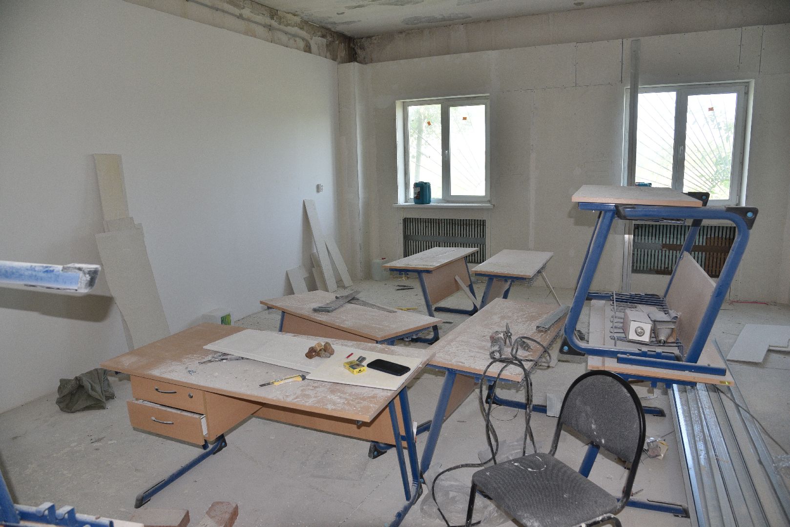 лотошино, лотошинская школа 1, образование, ремонт,