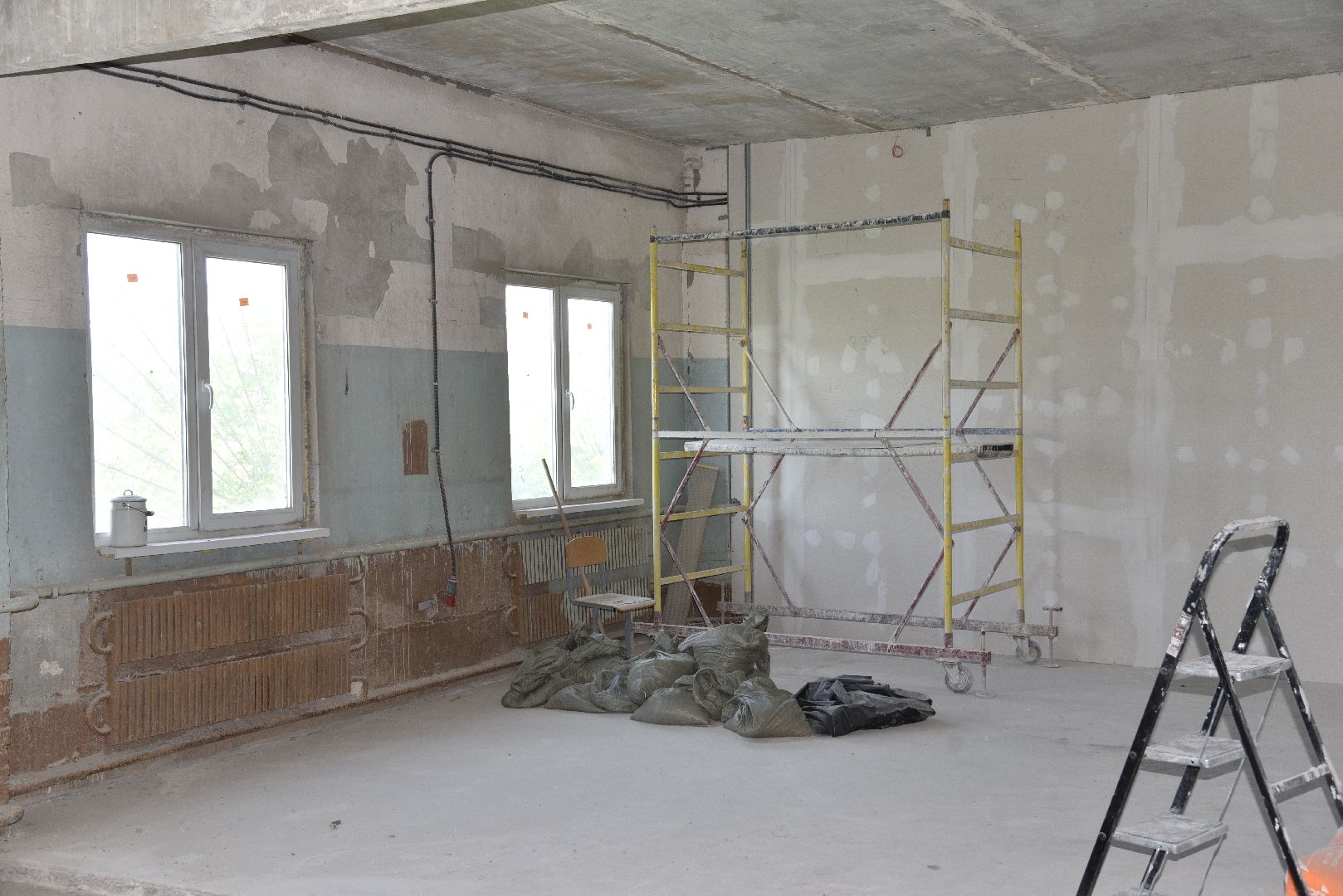 лотошино, лотошинская школа 1, образование, ремонт,