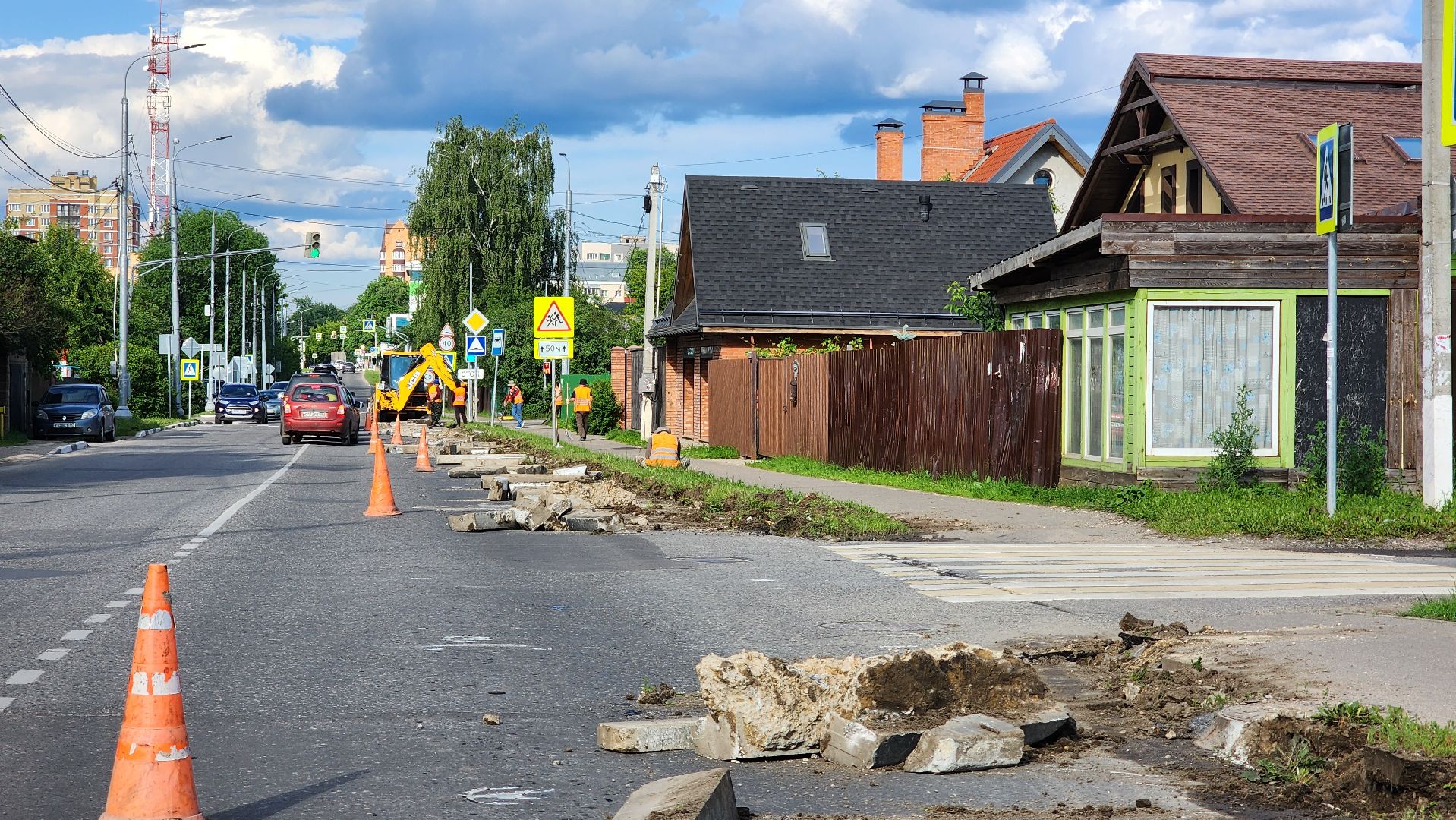 домодедово, подмосковье , ремонт, ремонт дорог, капремонт, бордюр ,