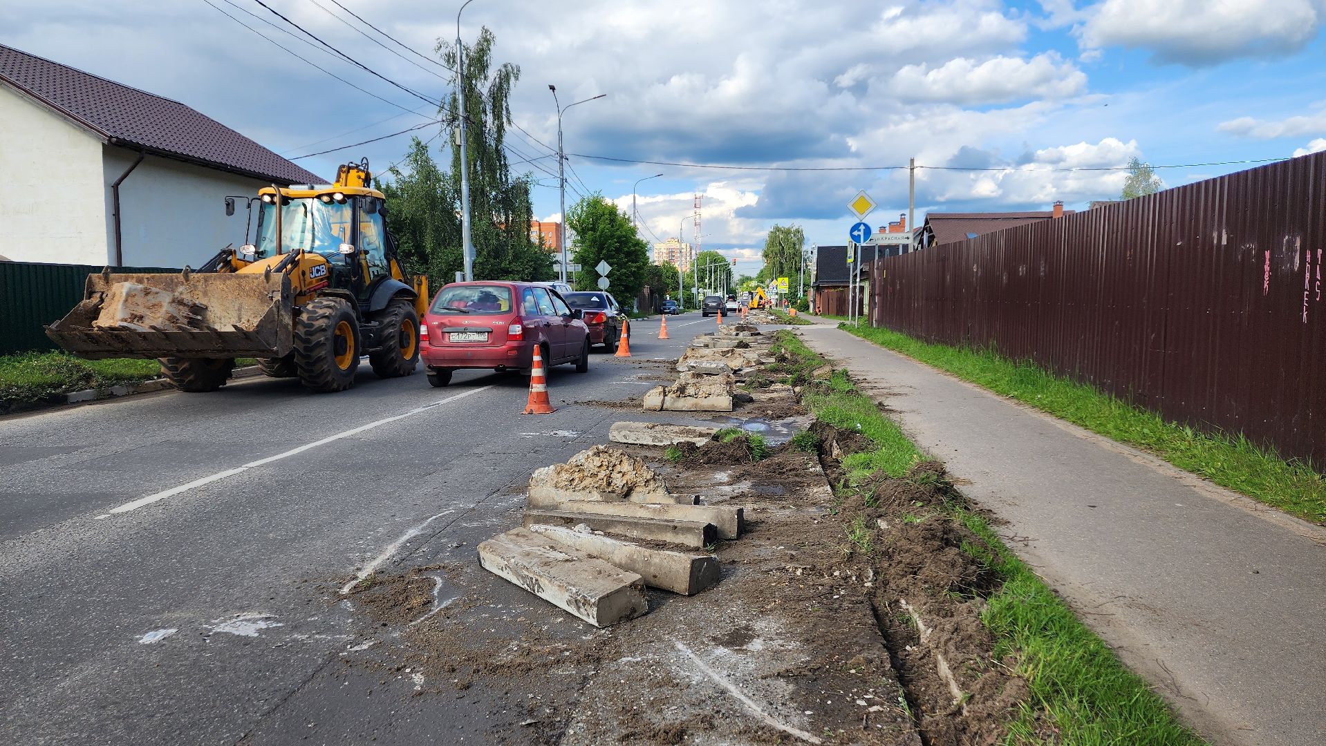 домодедово, подмосковье , ремонт, ремонт дорог, капремонт, бордюр ,