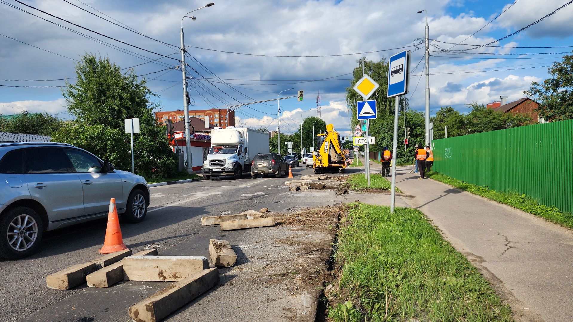 домодедово, подмосковье , ремонт, ремонт дорог, капремонт, бордюр ,