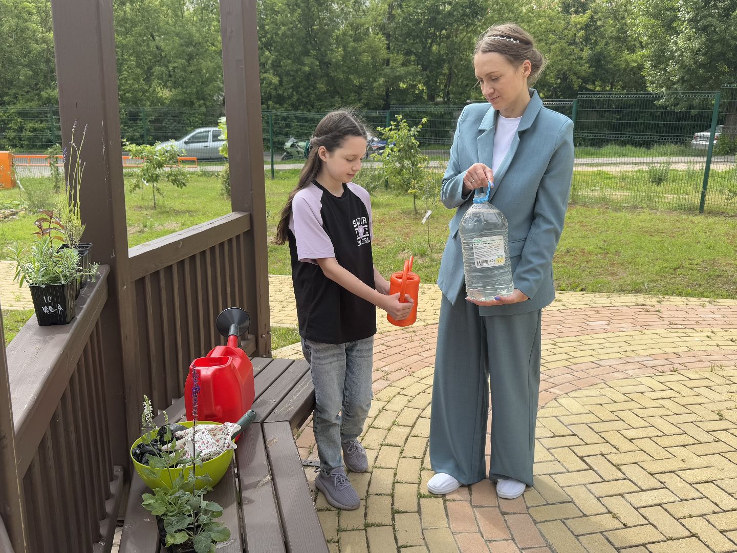 Гимназия 1 им Героя Российской Федерации А.В. Баландина, Балашиха, аптекарский огород,