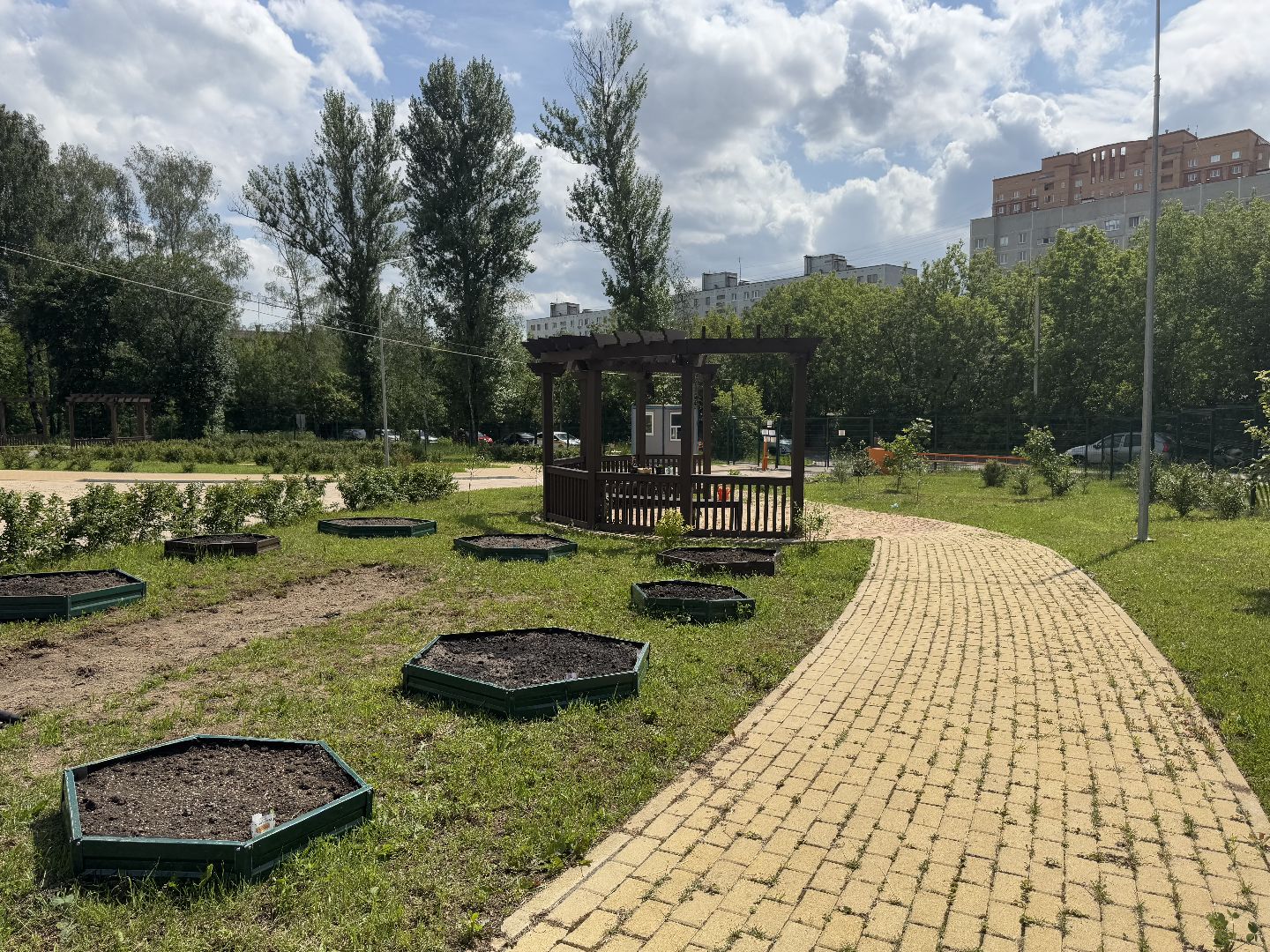 Гимназия 1 им Героя Российской Федерации А.В. Баландина, Балашиха, аптекарский огород,