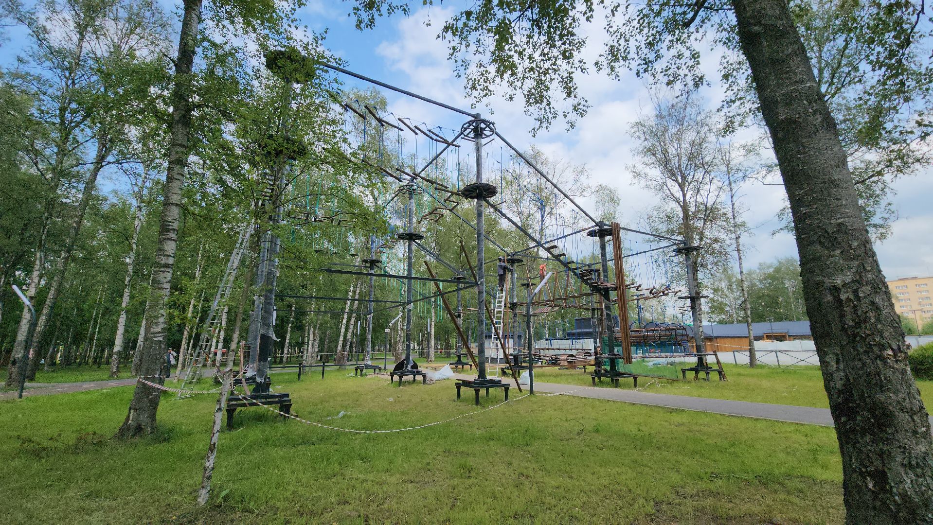веревочный парк, Панда-парк, Лобня,