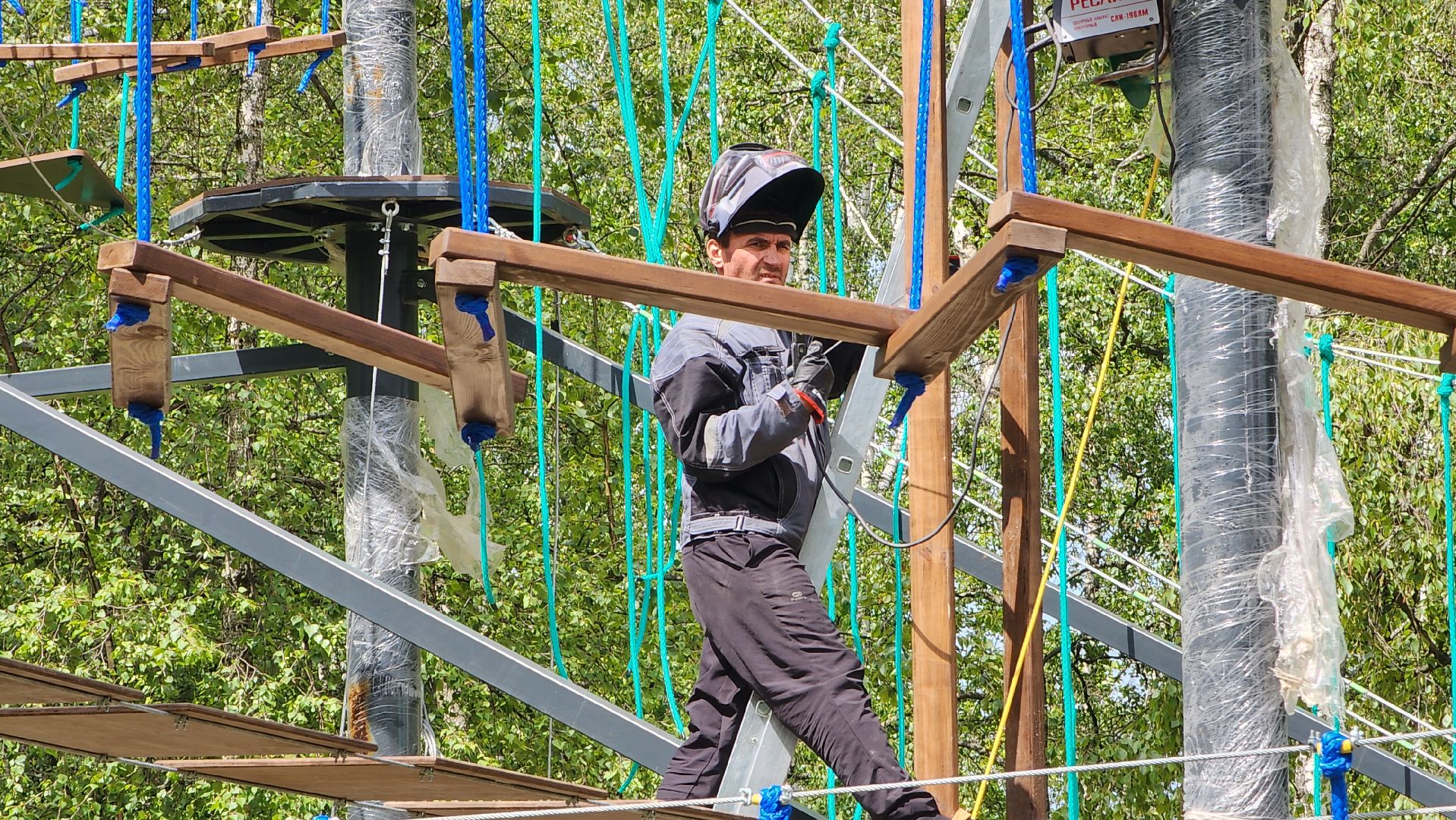веревочный парк, Панда-парк, Лобня,