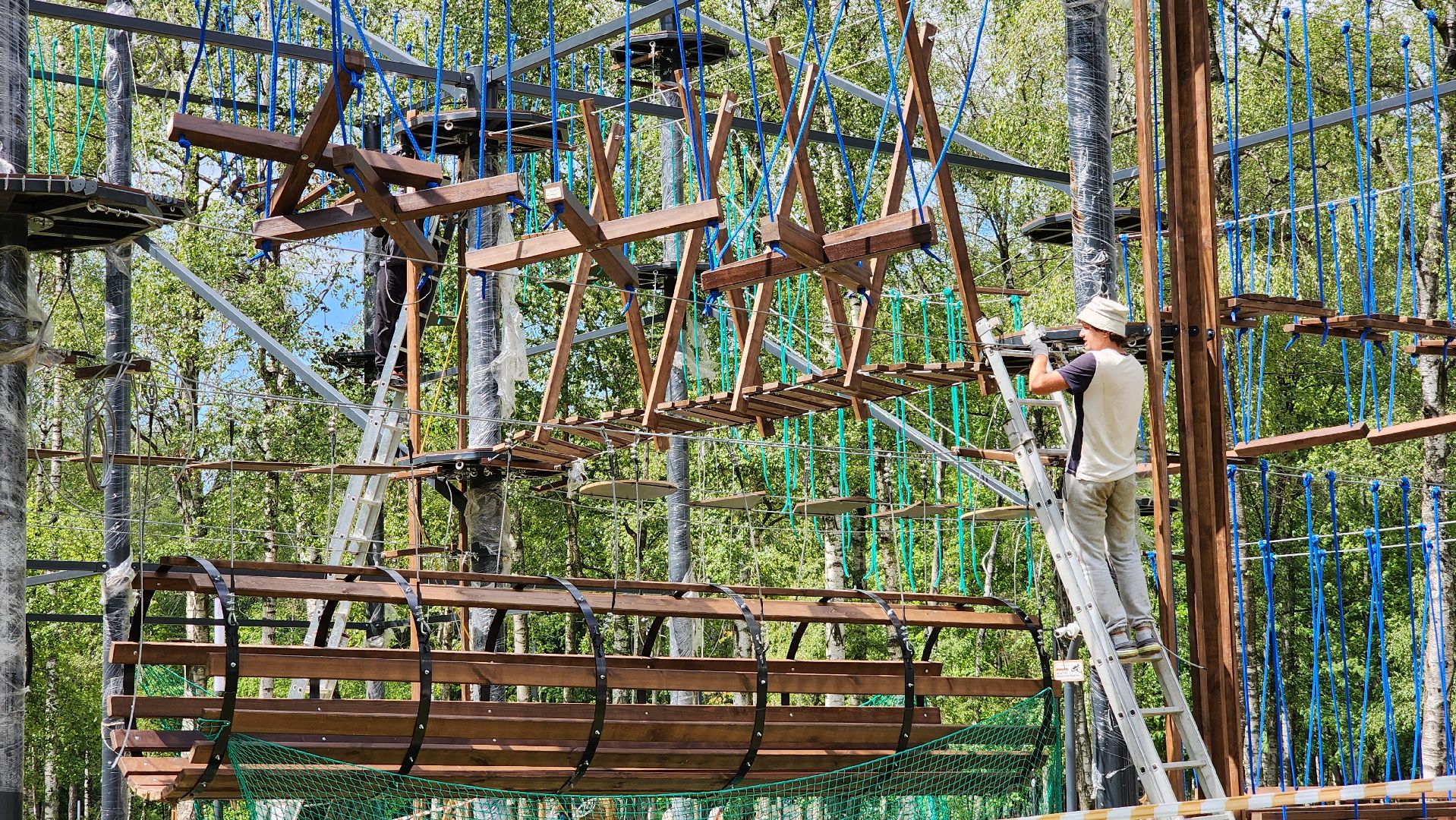 веревочный парк, Панда-парк, Лобня,