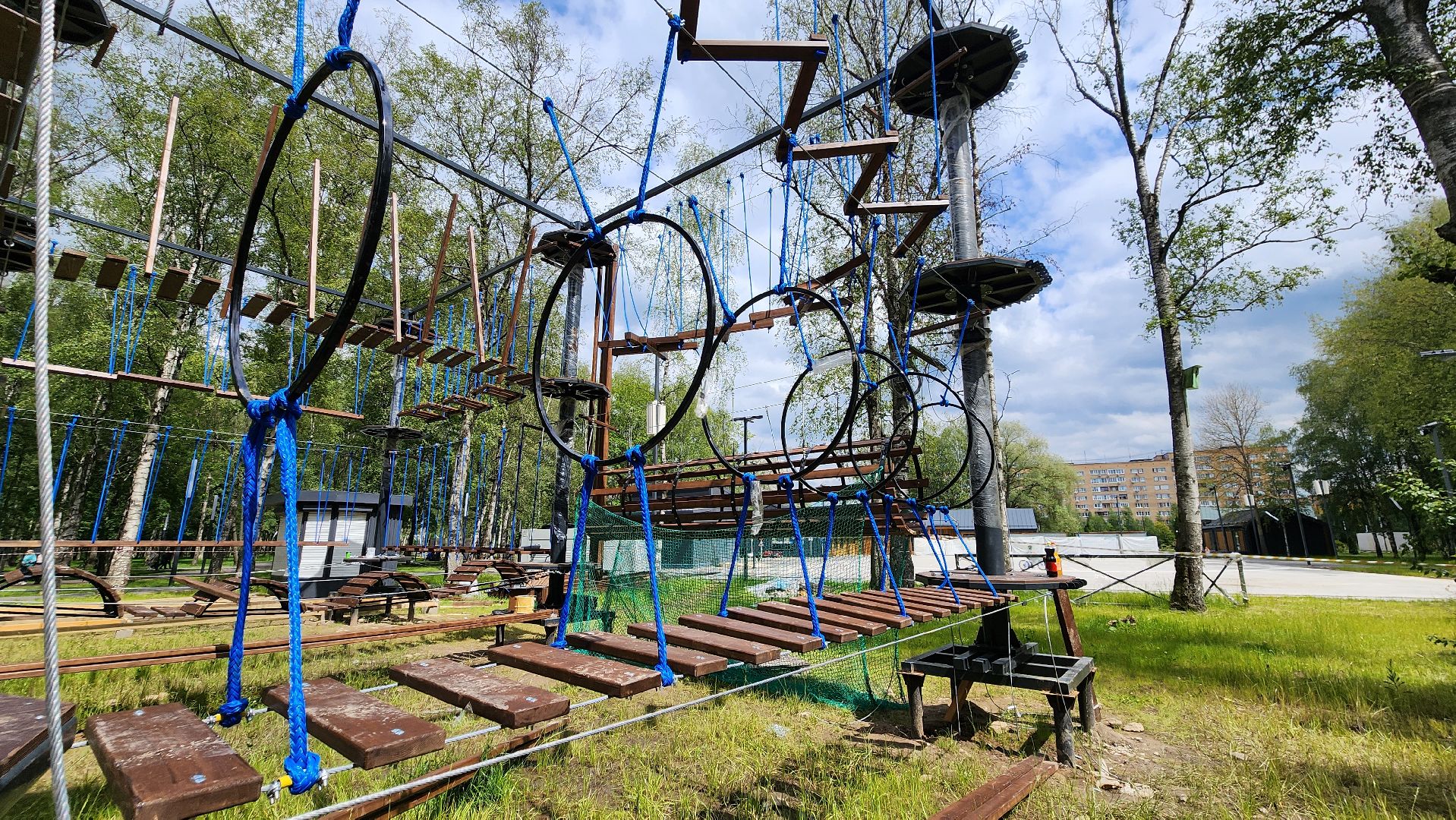 веревочный парк, Панда-парк, Лобня,