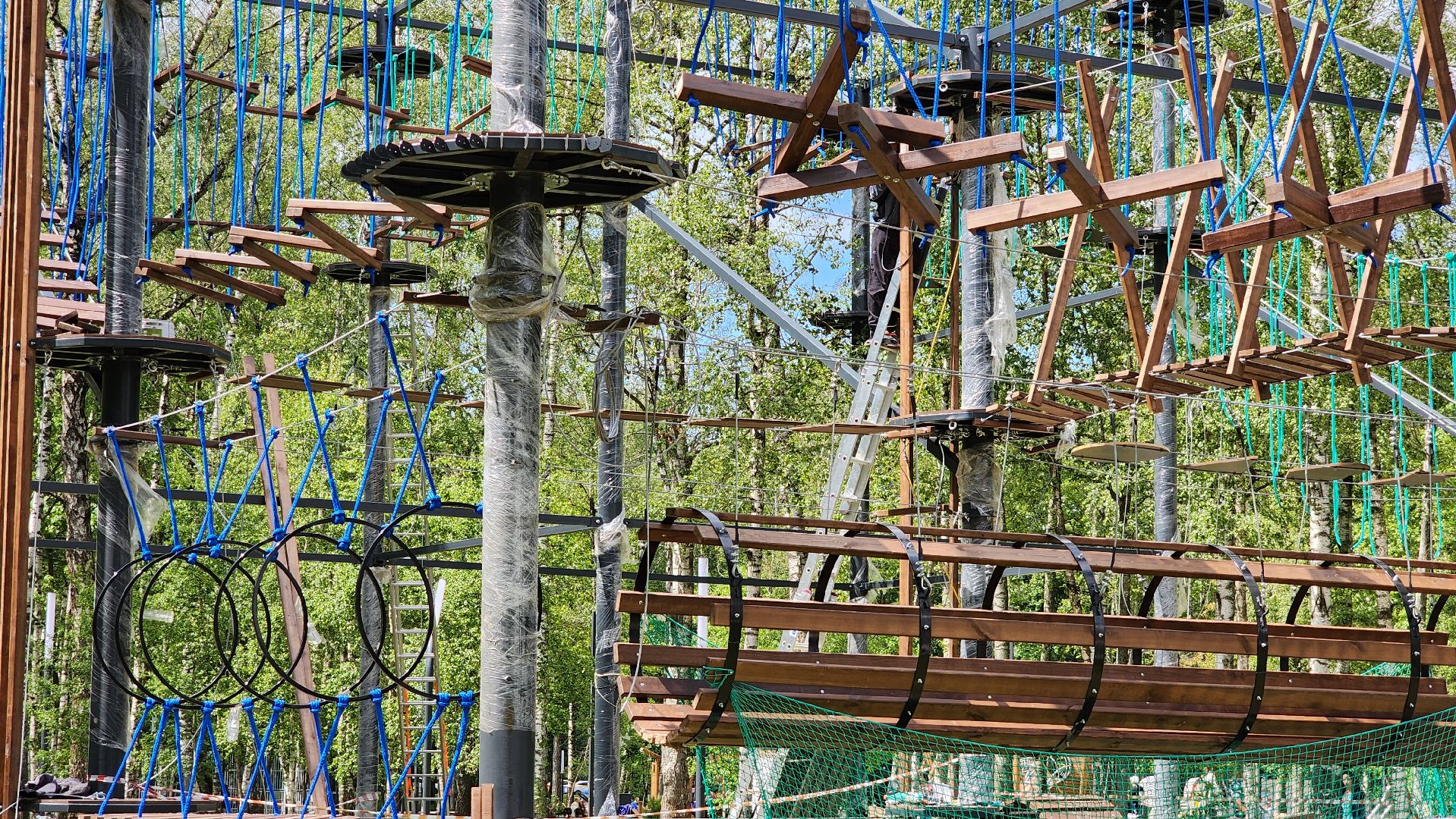 веревочный парк, Панда-парк, Лобня,