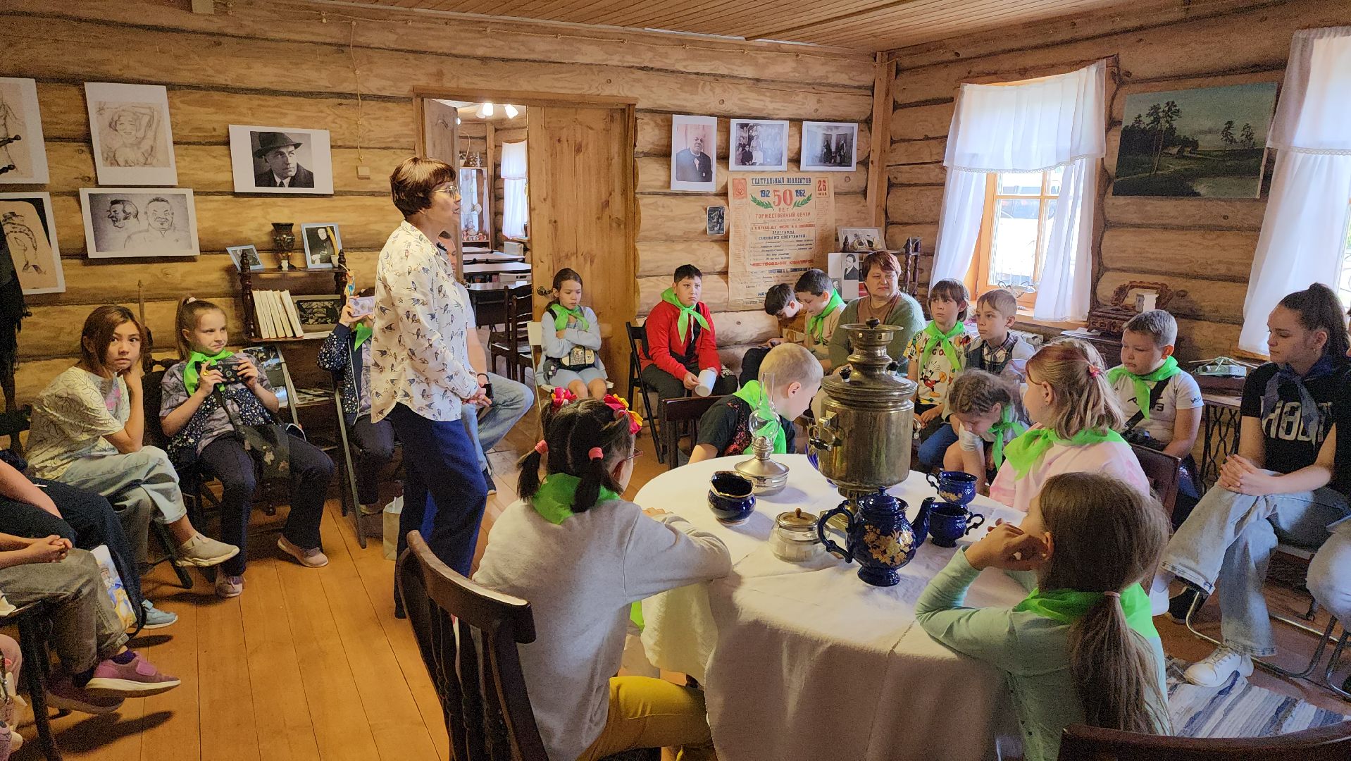 кашира, школа, дети, лагерь, борис щукин, экскурсия,