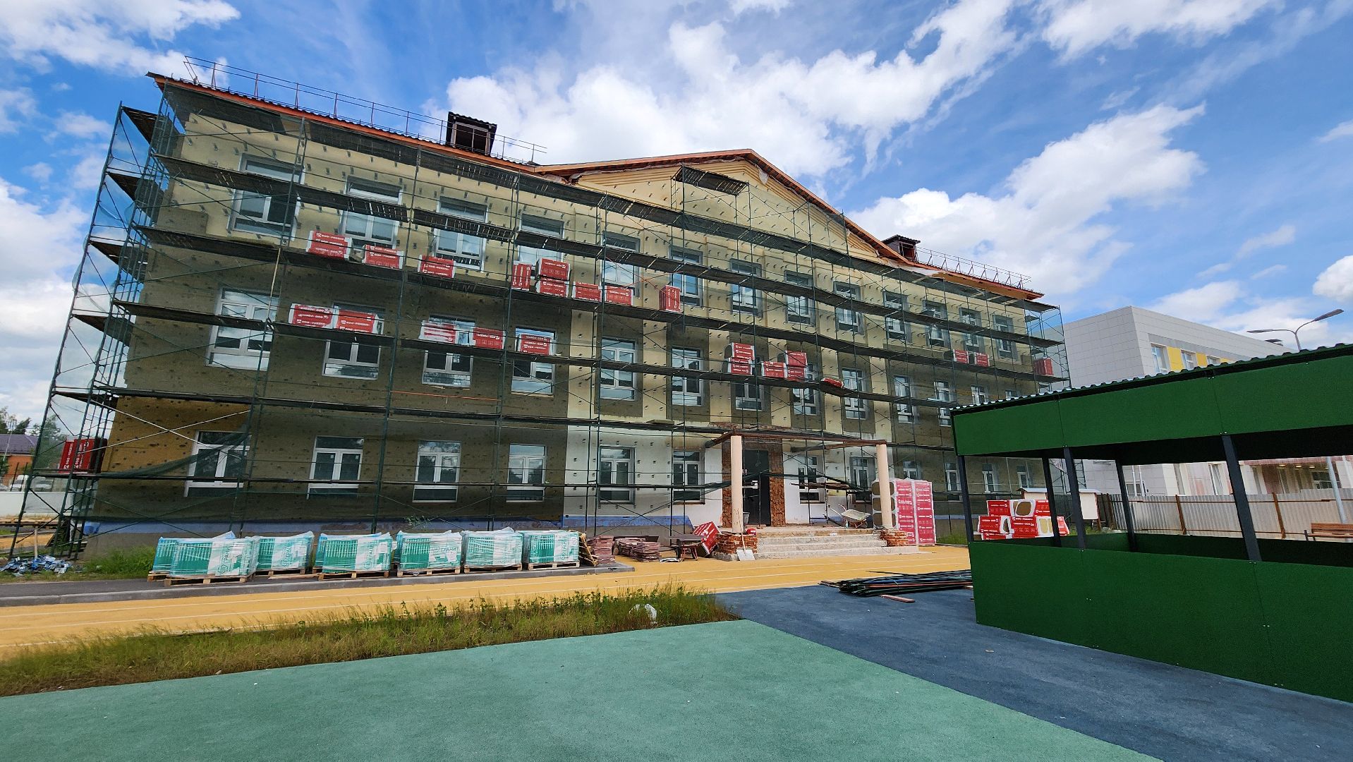 солнечногорск, микрорайон поварово, школа, капремонт школы,