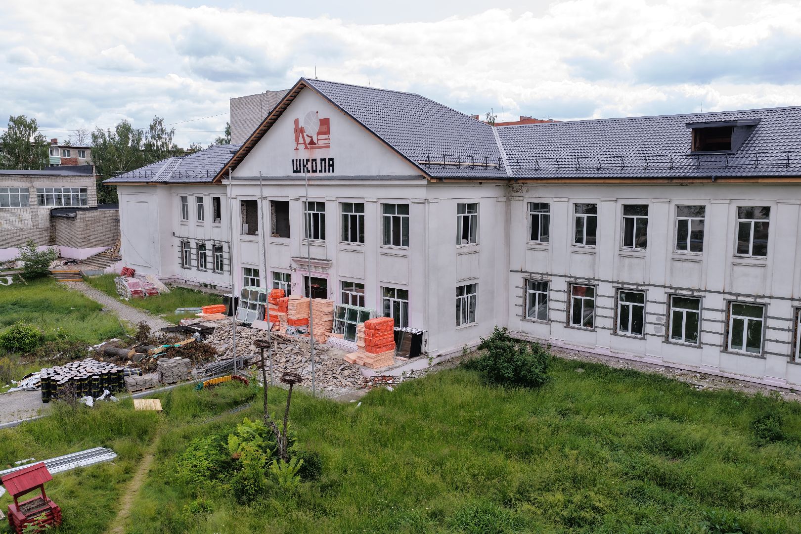 видео с коптера, школа 2 в шатуре, образование в шатуре,